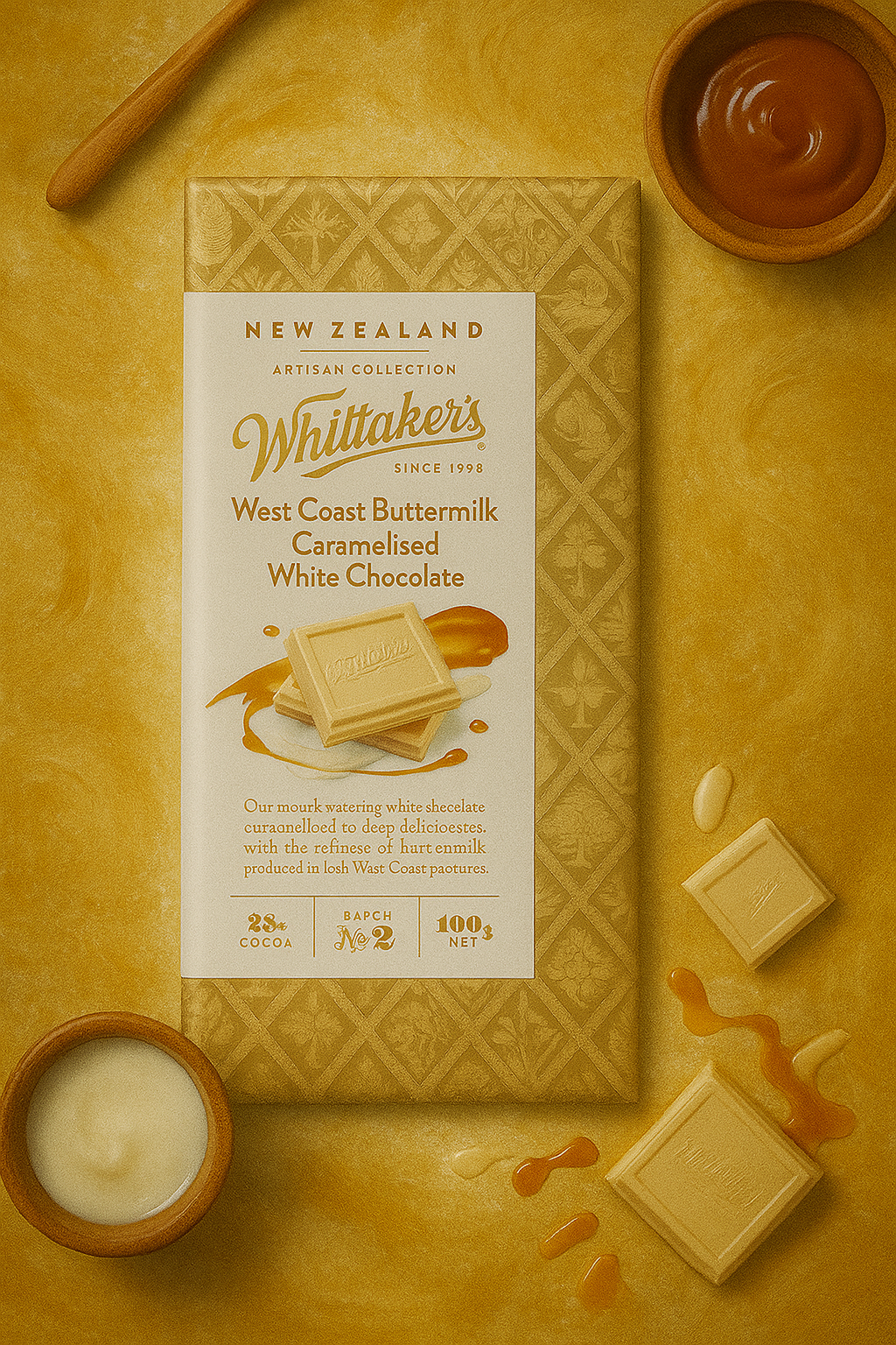 Whittaker’s West Coast Buttermilk Caramelised White Chocolate - ( PKR 1500 ) 