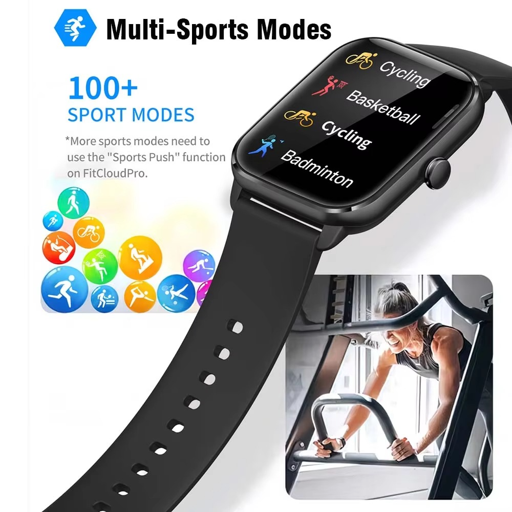 DLiDR Sleek 1.9″ Smartwatch with Bluetooth Calling, Heart Rate & SpO2 Monitor, Fitness Tracker, IP67 Waterproof – Compatible with Android & iPhone for Men & Women