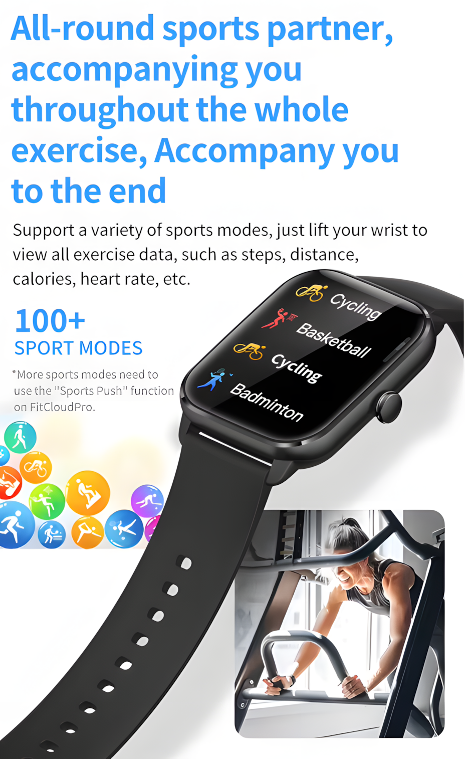 1.9" DLiDR KT65 Smartwatch – Full Touch Display, Bluetooth 5.0, Heart Rate & SpO2, Voice Assistant, Sleep & Women’s Health Tracker, 7-Day Battery