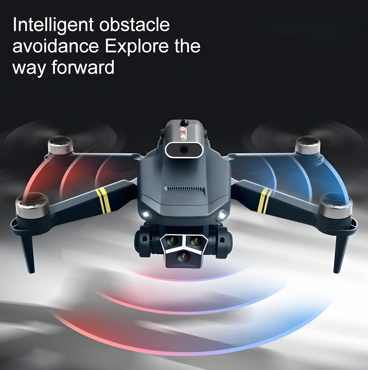 Max 4K & 1080p Dual Camera Drone – Quadcopter with Obstacle Avoidance