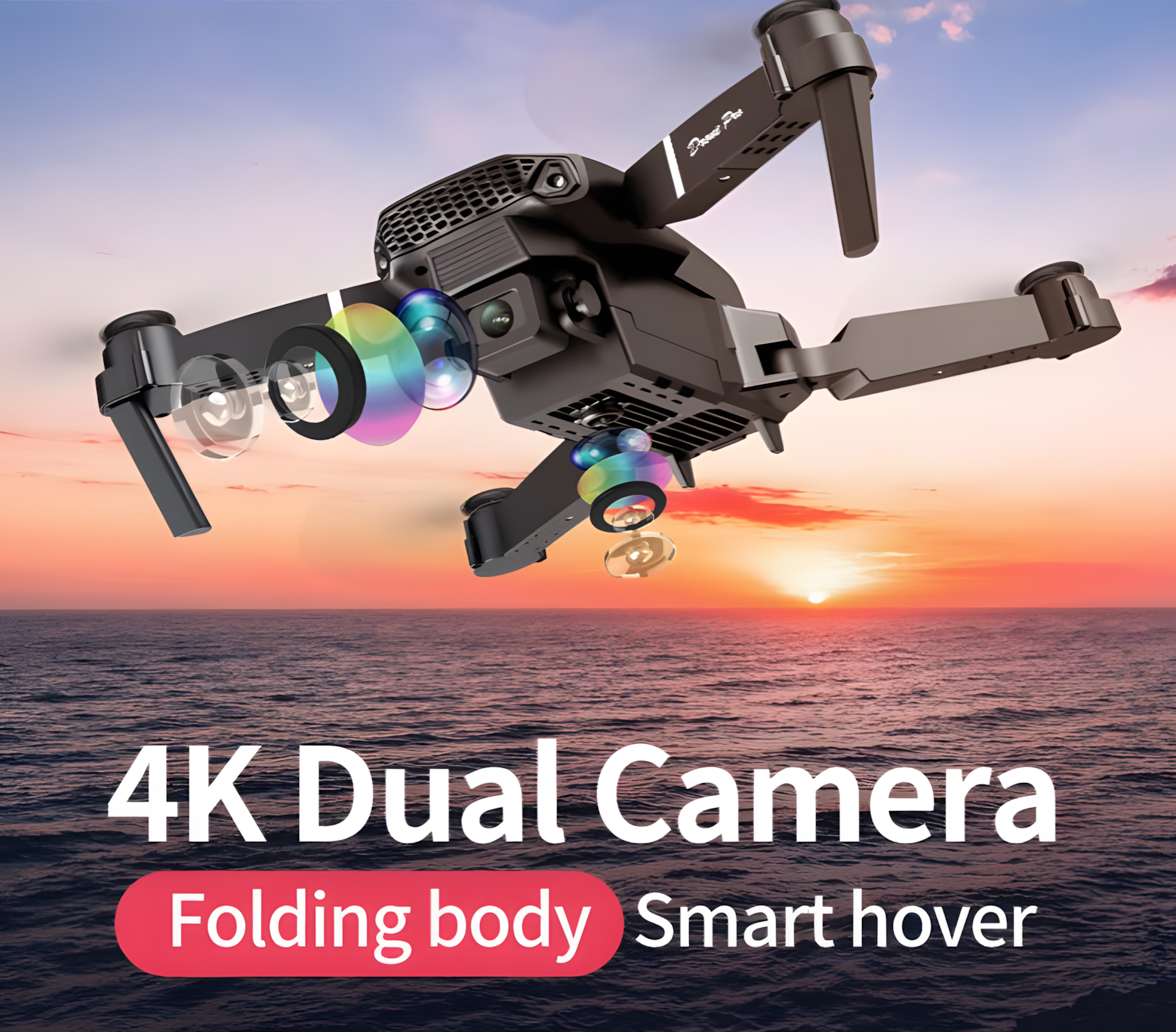 MiniFly Gesture RC Drone | Dual HD Camera & Easy Control