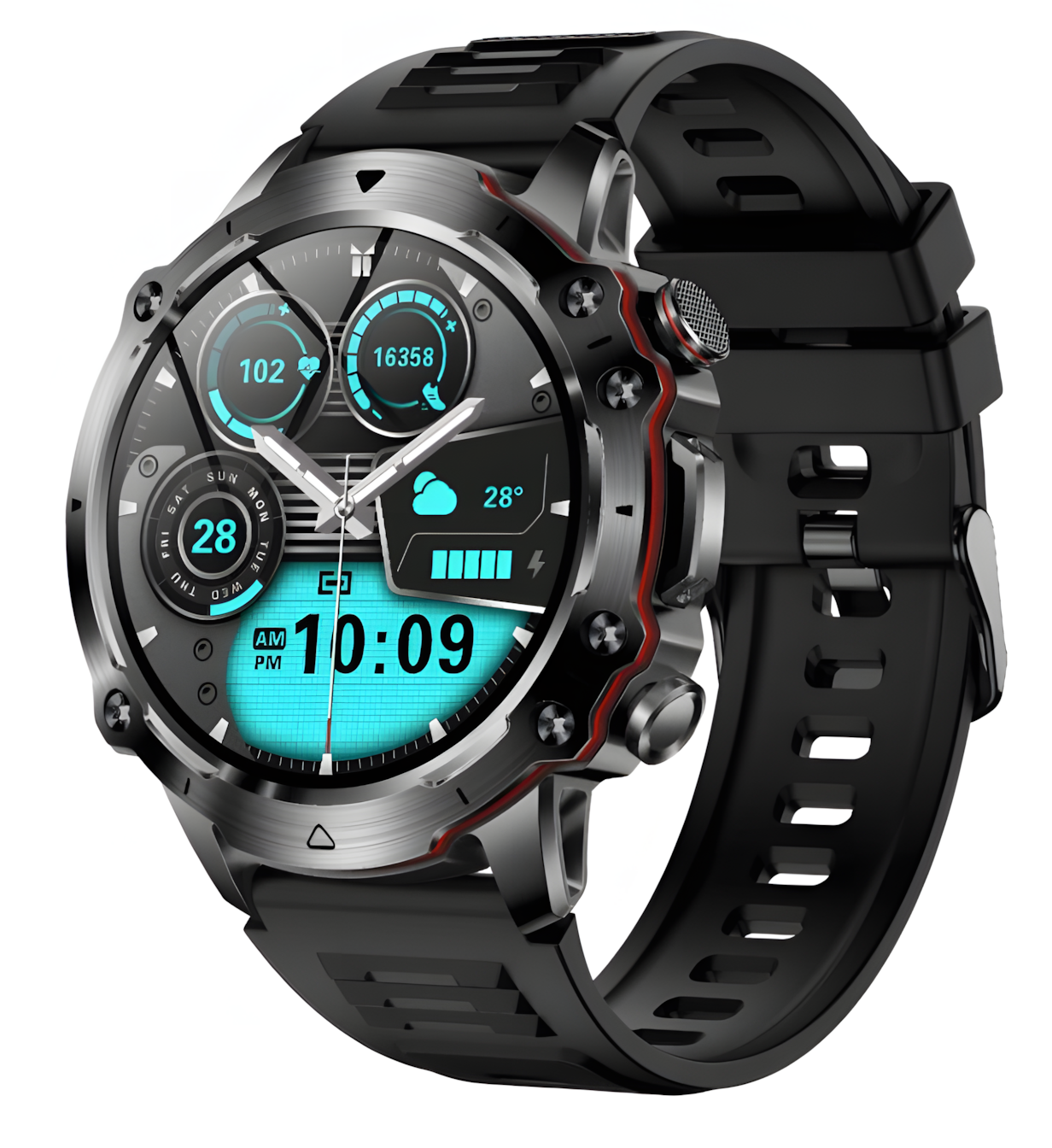 DLiDR Gladiator Smartwatch – Stunning AMOLED Display, Rugged Design, Ultimate Performance