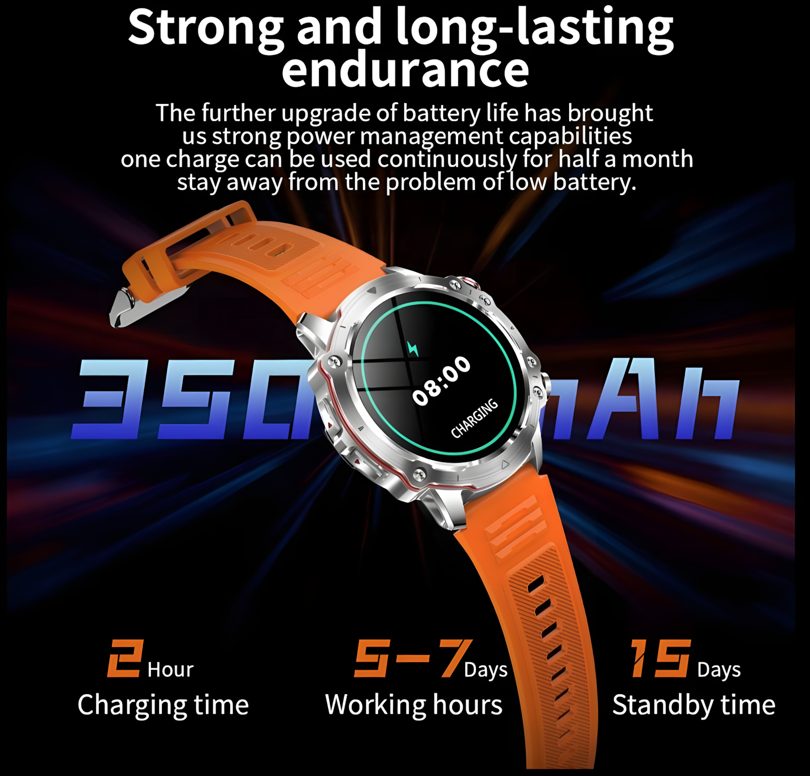 DLiDR Gladiator Smartwatch – Stunning AMOLED Display, Rugged Design, Ultimate Performance