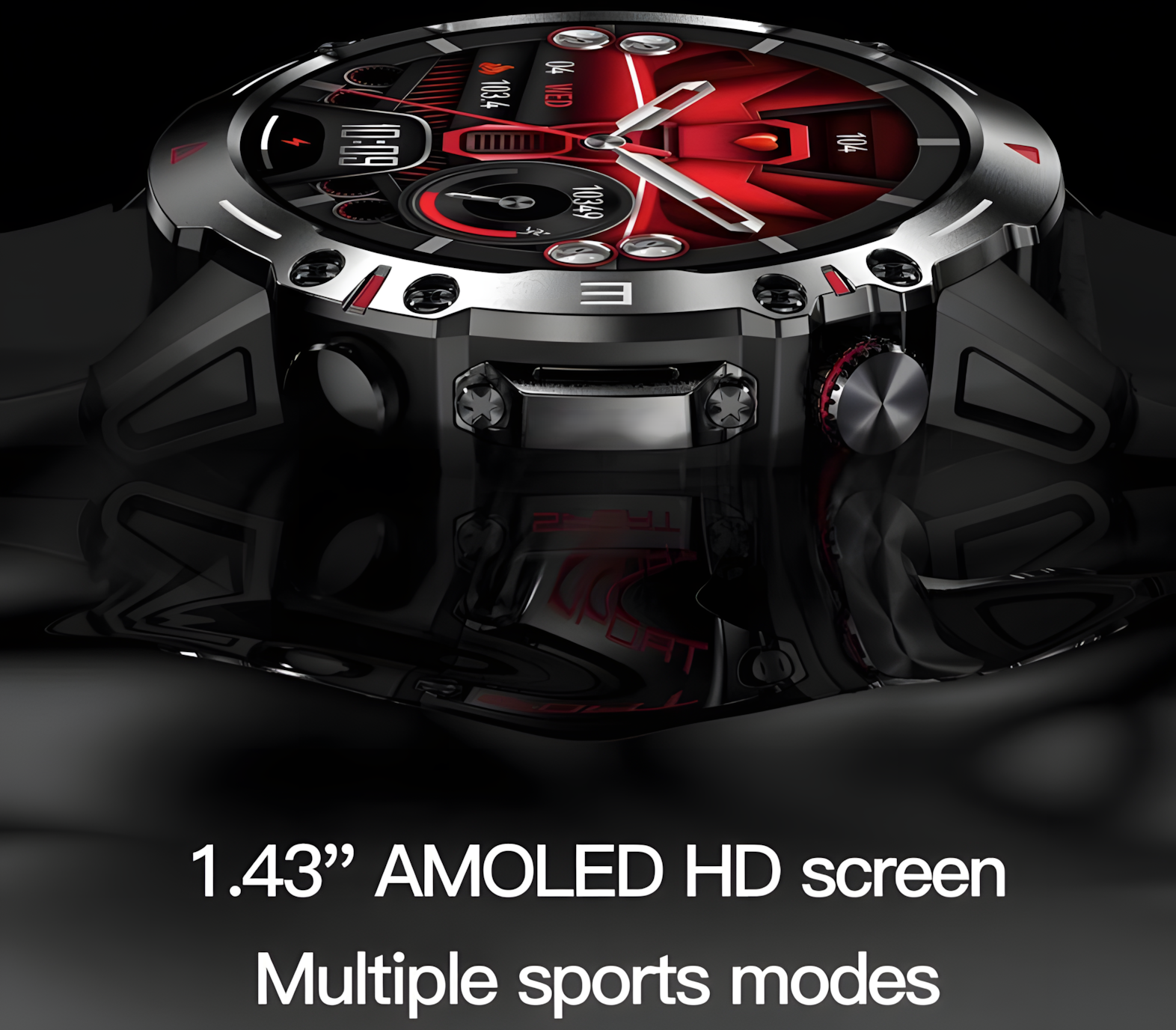 DLiDR Smartwatch with Vintage Design – AMOLED Display, Bluetooth Calling & Activity Tracking