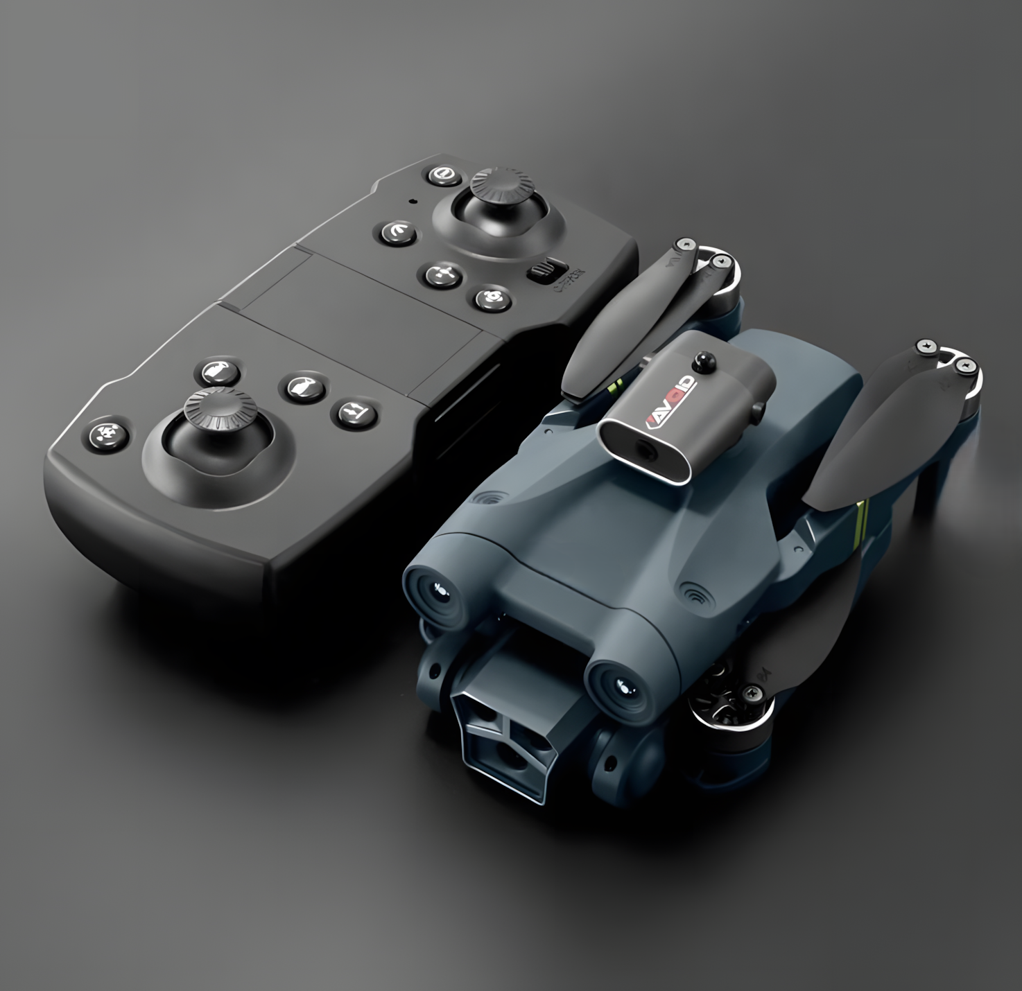 SkyMaster 8K GPS Drone – Foldable, Triple Camera, Obstacle Smart Tech