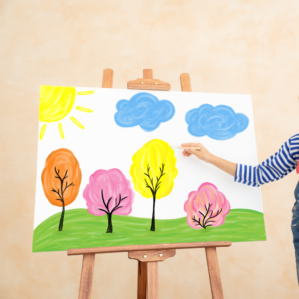 Tapybos būrelis vaikams ir paaugliams 2 Pamokos Su NVŠ krepšeliu