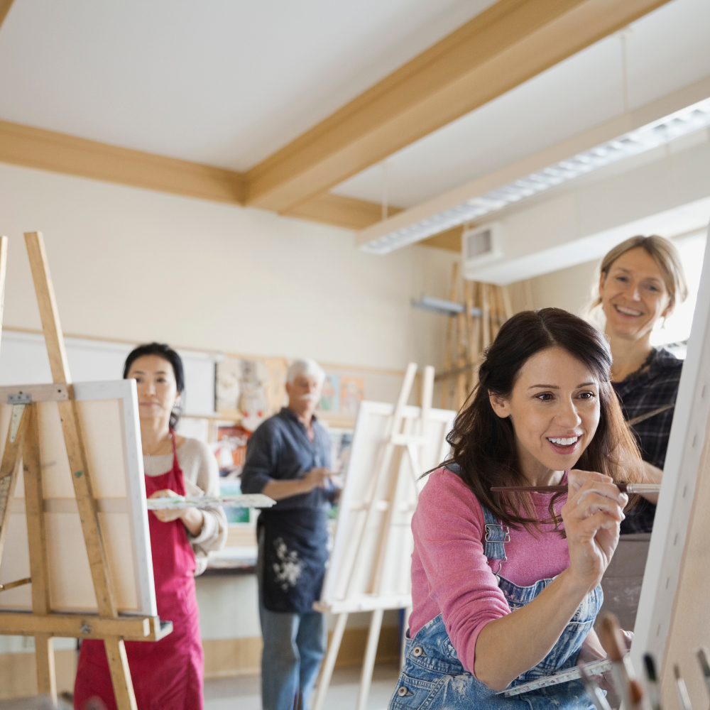 Tapybos pamokos suaugusiems (Mėnesio abonementas 4 kartai)