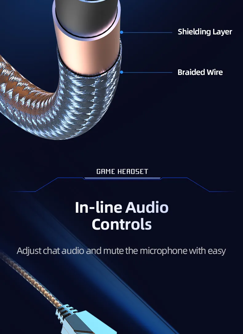 Gaming Kopfhörer mit Surround-Sound und Mikrofon