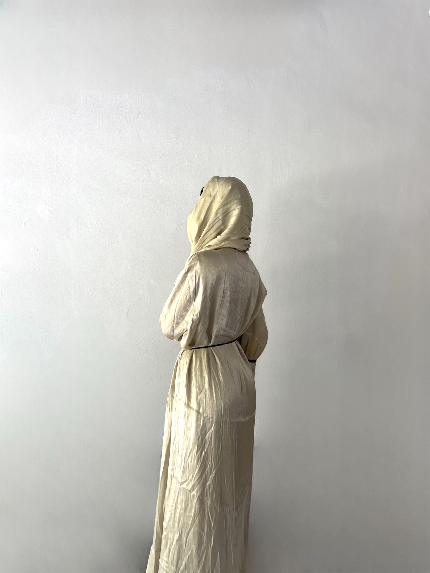 Vestido con kimono y pañuelo