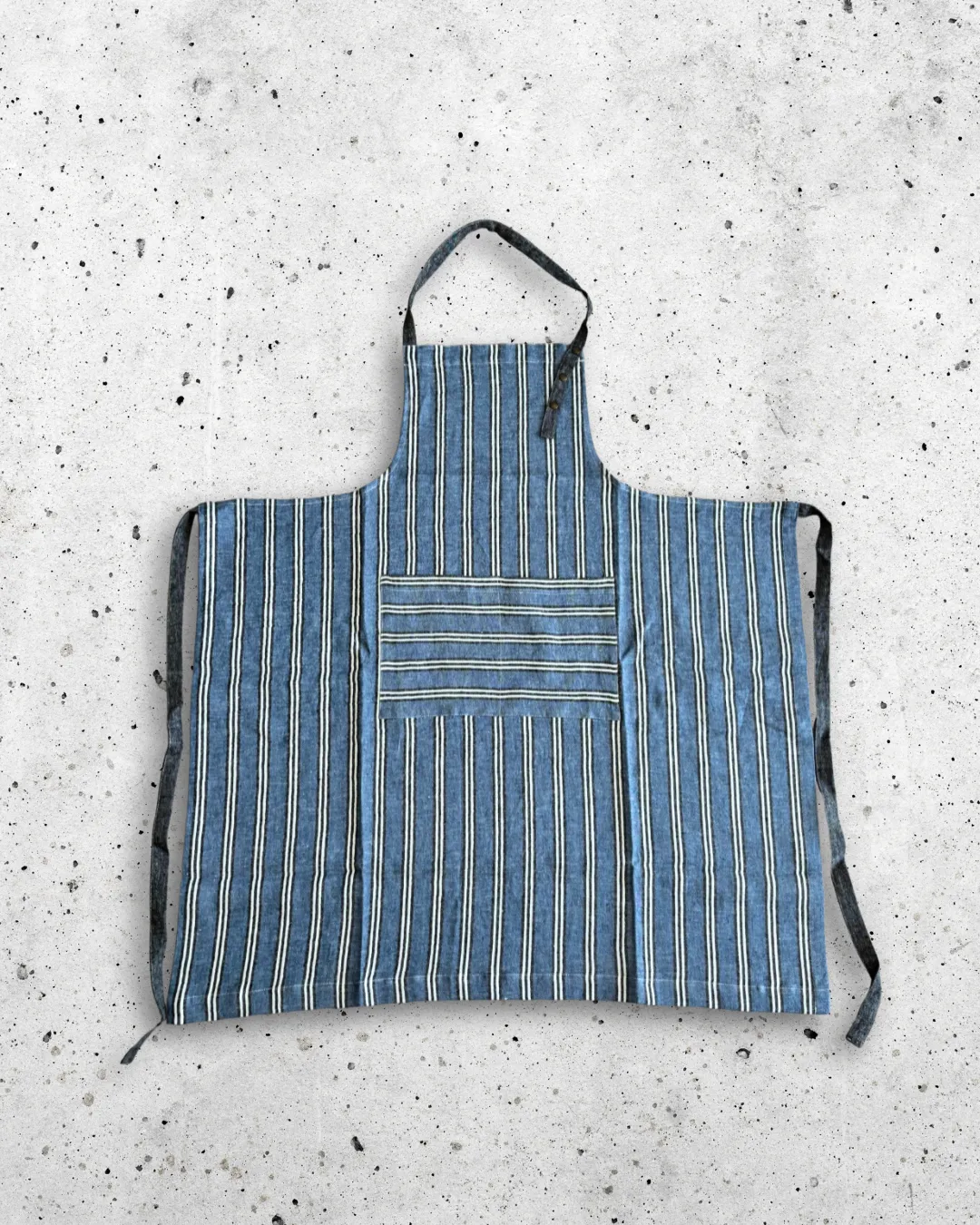 Forkle blå med striper