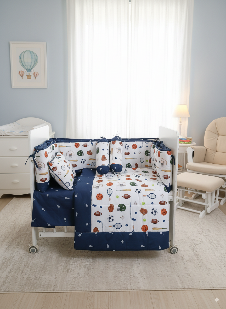 Sporty Baby - Baby cot set