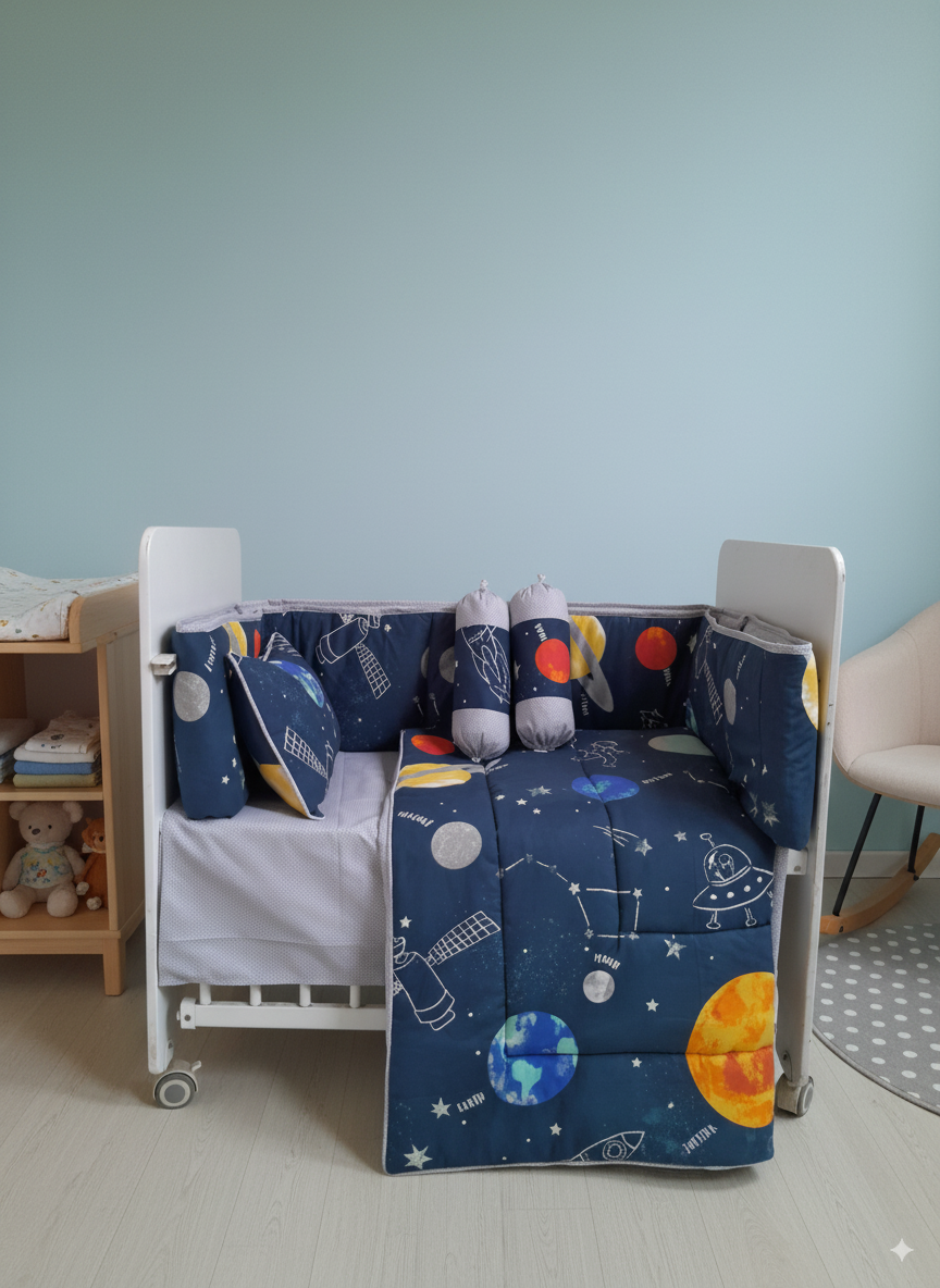 Cosmic Dreams Baby Cot Set