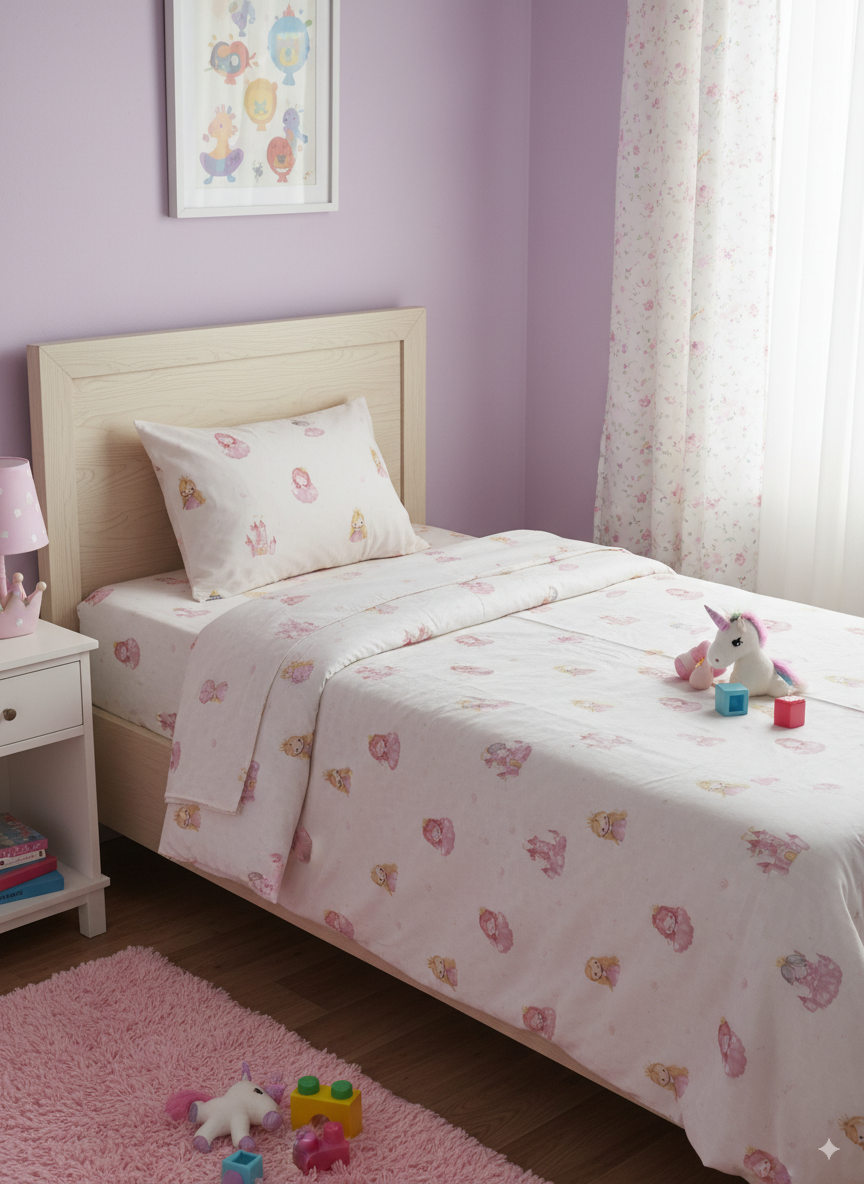 Little Princess Dreams Bedsheet