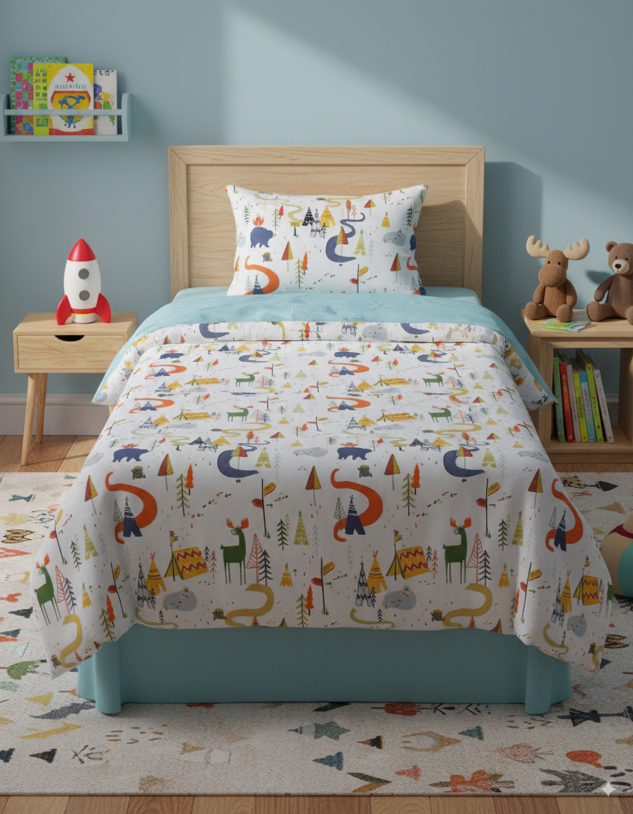 Woodland Adventure Bed Sheet Set