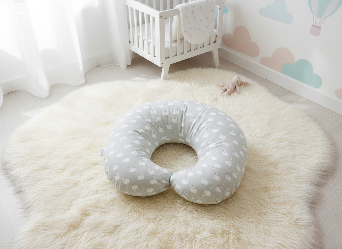 Baby Nursing Pillow - Swan Themed