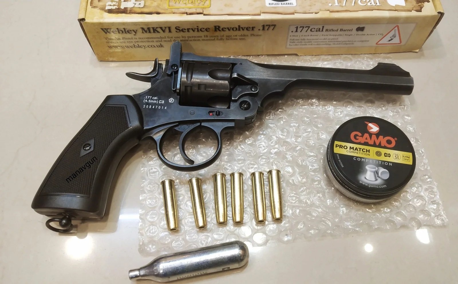 Webley co2 6 inch Air Gun