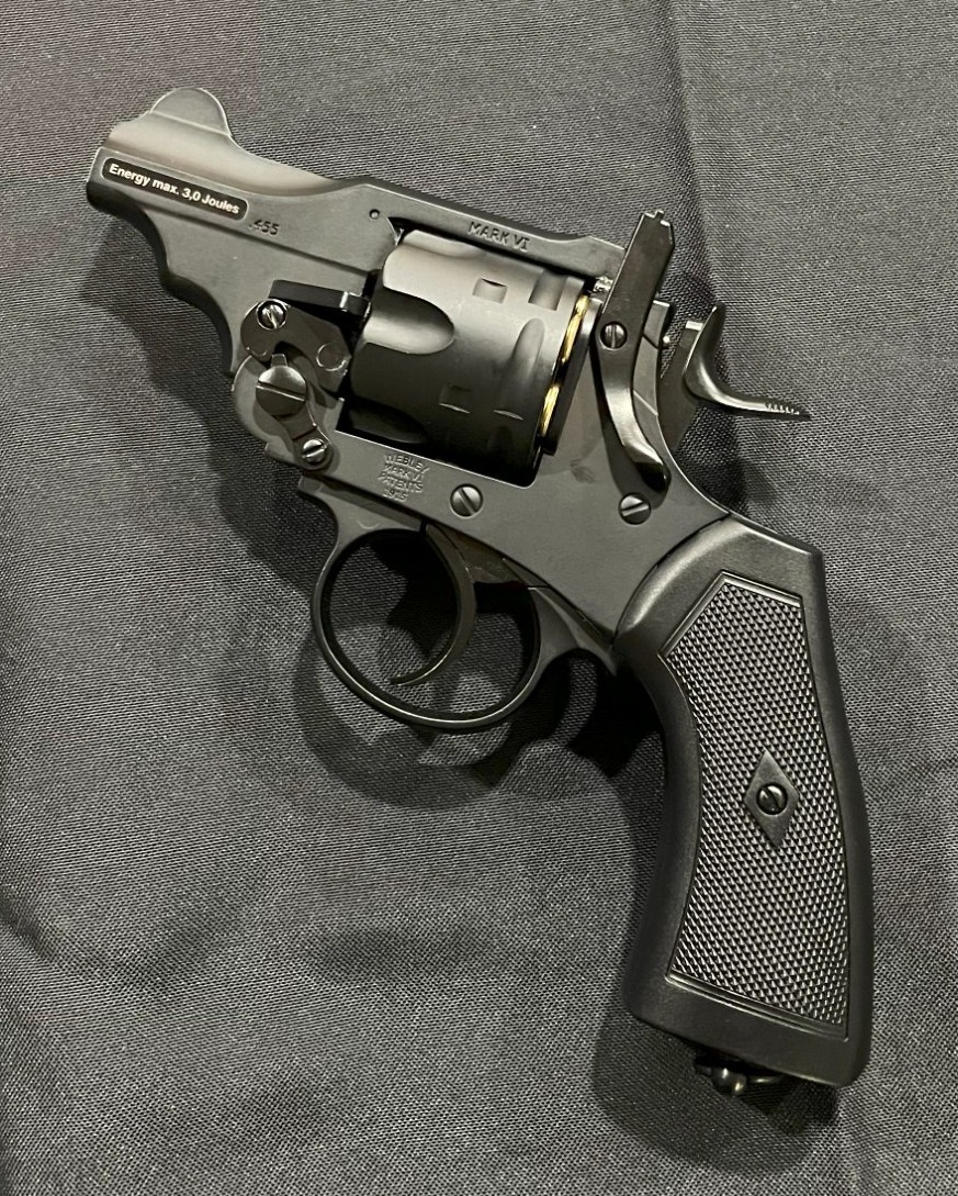 Webley MkVI (4.5MM BORE) 2.5 Inch CIVILIAN MODEL Co2 Pellet Air Gun