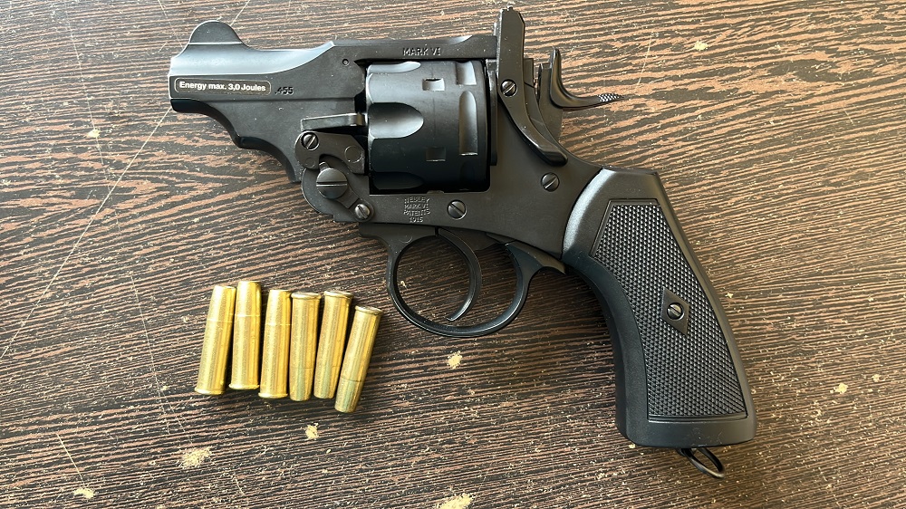 Webley MkVI (4.5MM BORE) 2.5 Inch CIVILIAN MODEL Co2 Pellet Air Gun