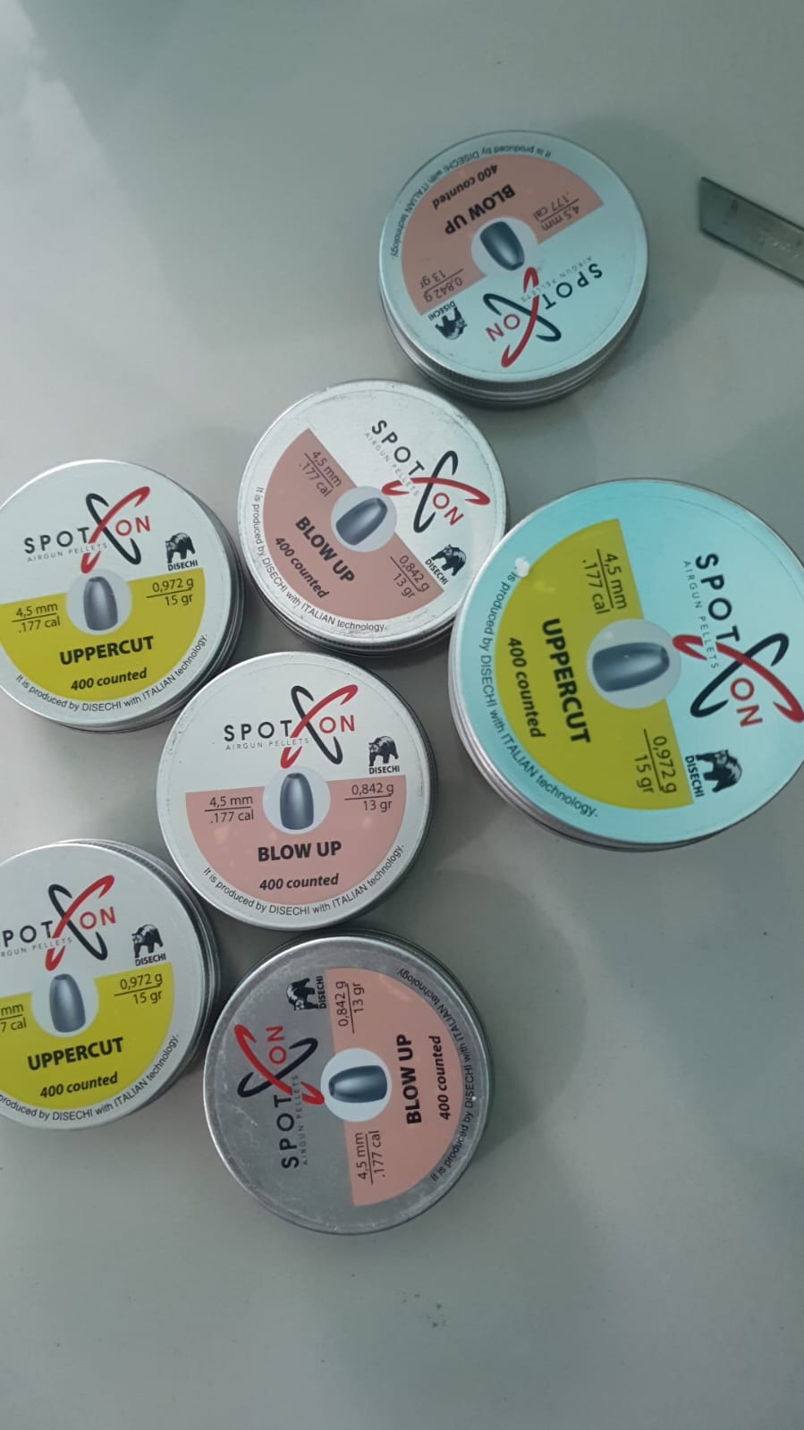 SPOTON Slugs 15gr, Uppercut 0.177 cal. 