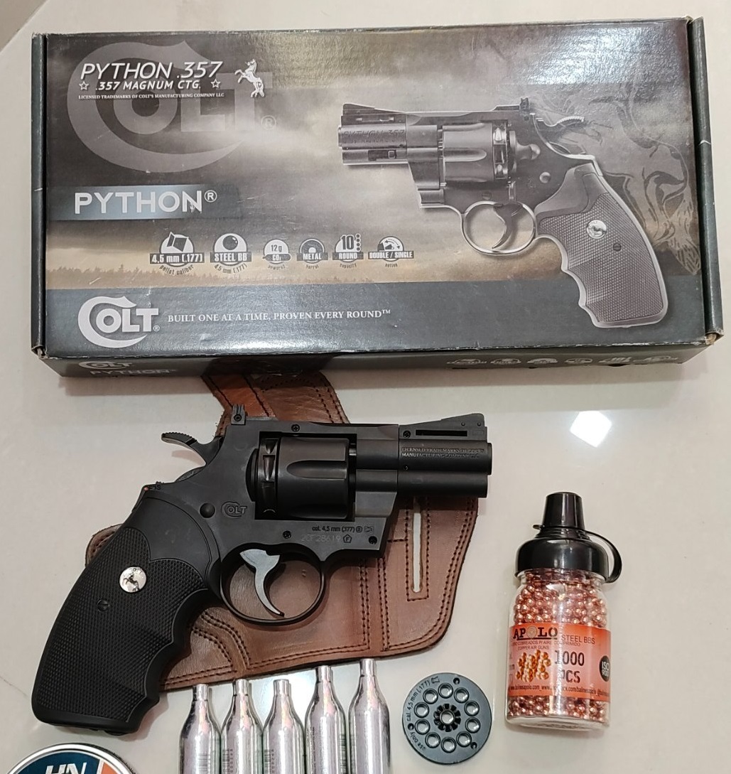 Black Colt Python co2 Air Gun