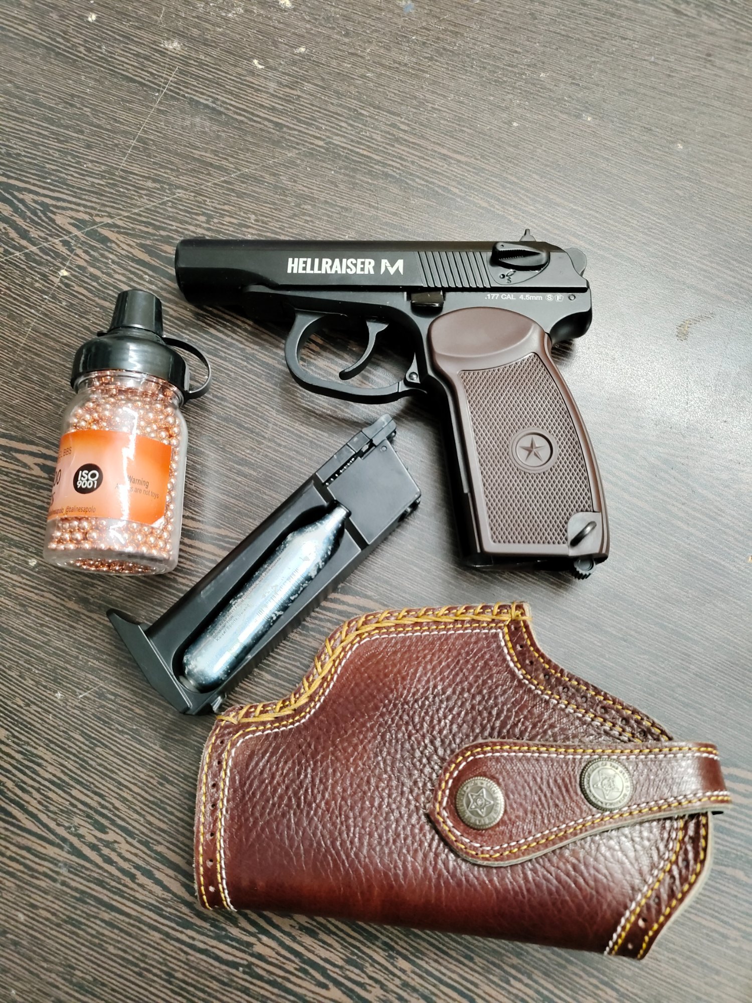 Hellraiser M CO2 BB .177Cal, 4.5mm Air Gun