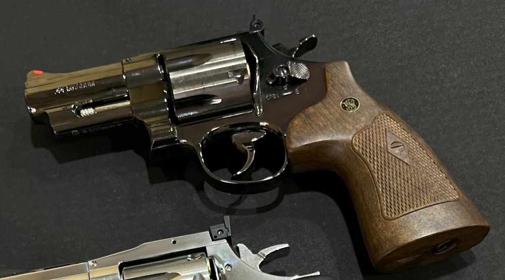 Brown Smith Wesson M29 CO2 Air Gun, Caliber: .177