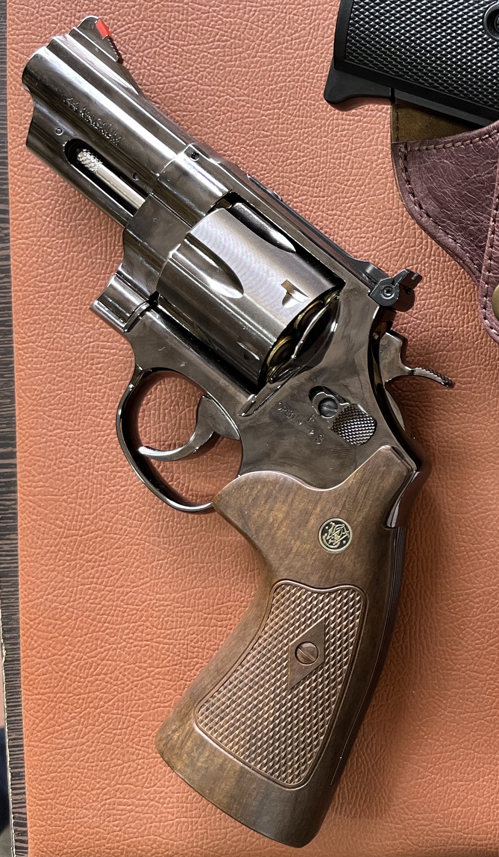 Brown Smith Wesson M29 CO2 Air Gun, Caliber: .177