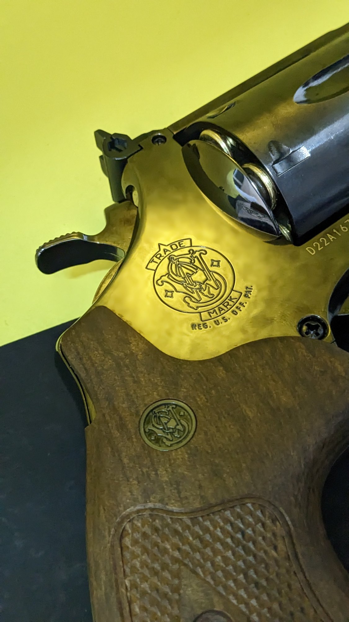 Brown Smith Wesson M29 CO2 Air Gun, Caliber: .177