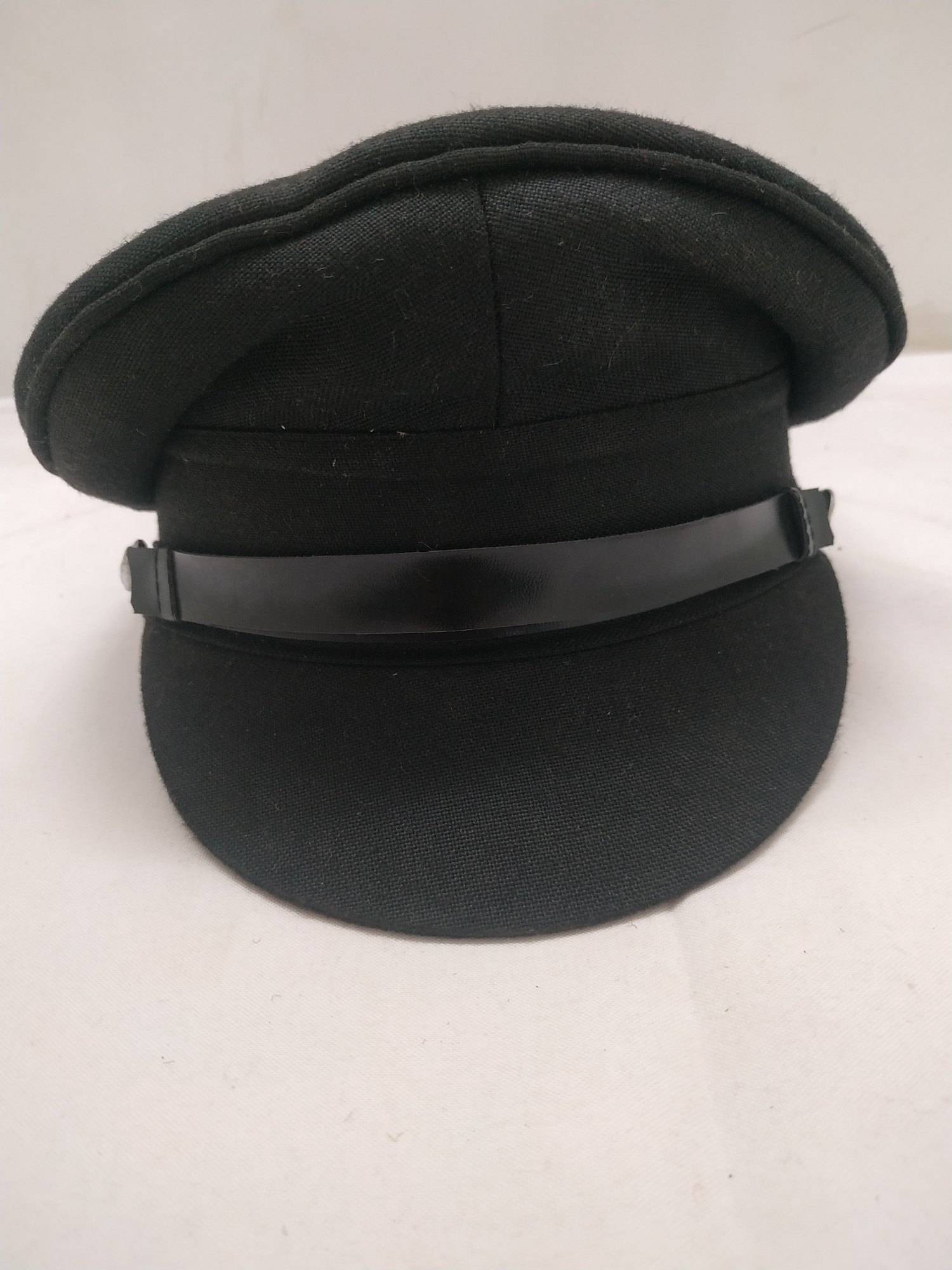 Black P cap for Security uniform 
