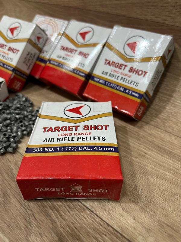 Target Shot pellets, 500 Pellets per box