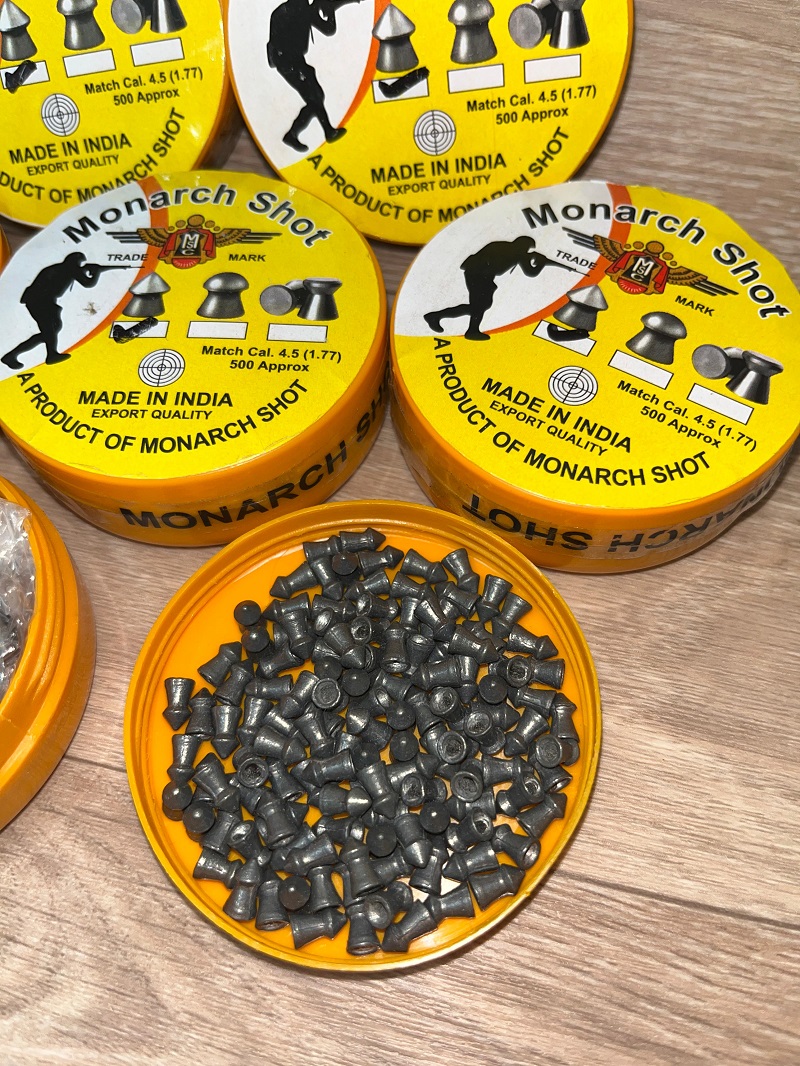 Monark Export Quality Pellets, 500 Pellets Box