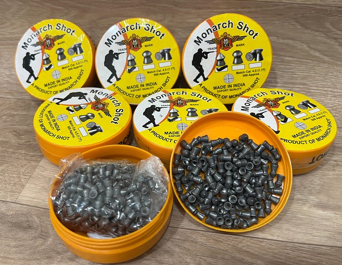 Monark Export Quality Pellets, 500 Pellets Box