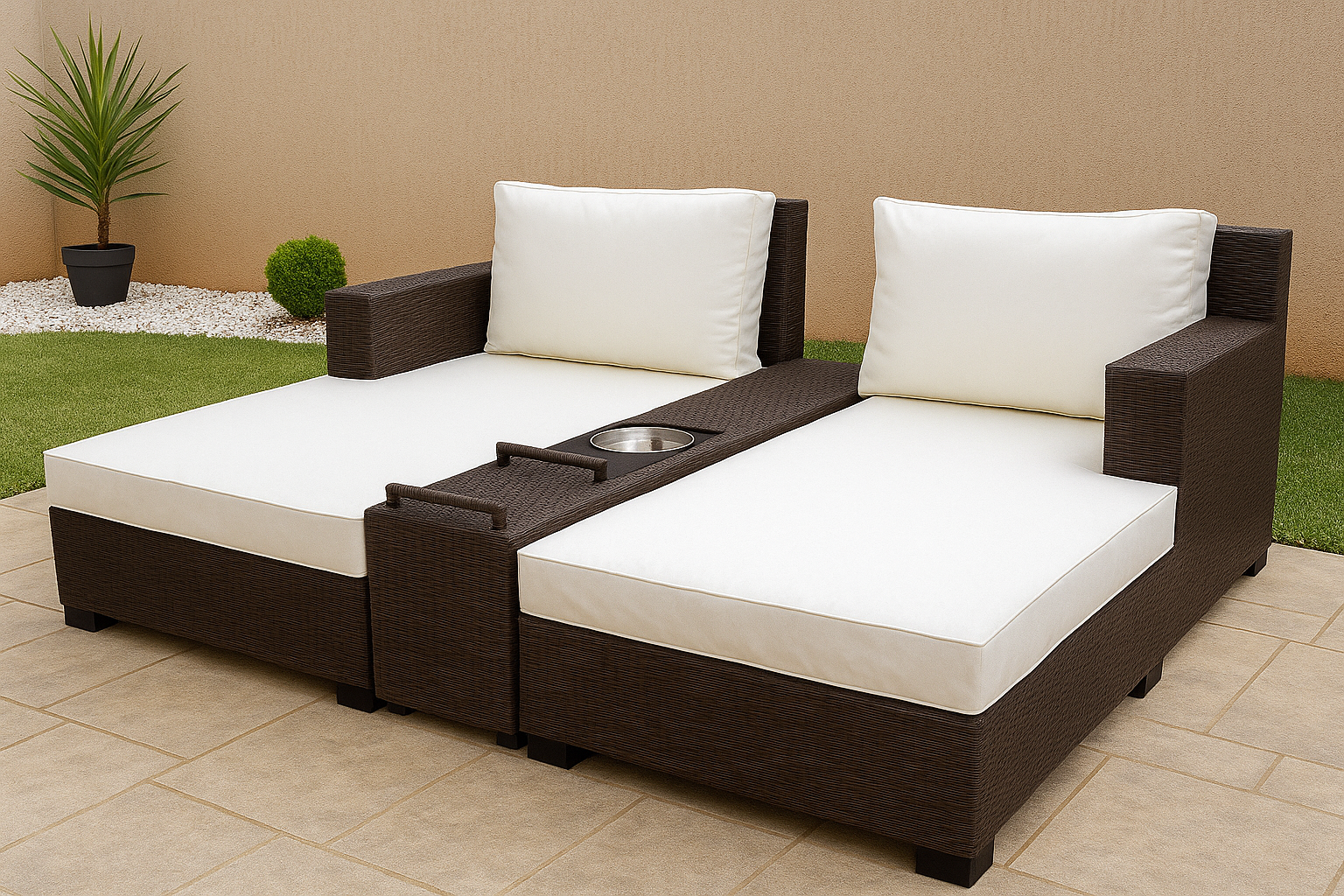 Chaise dupla Sofisticato