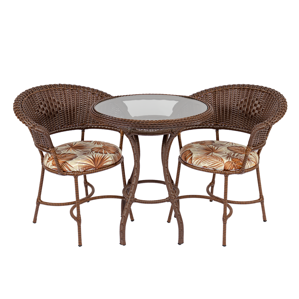 Conjunto de mesa Roseiral