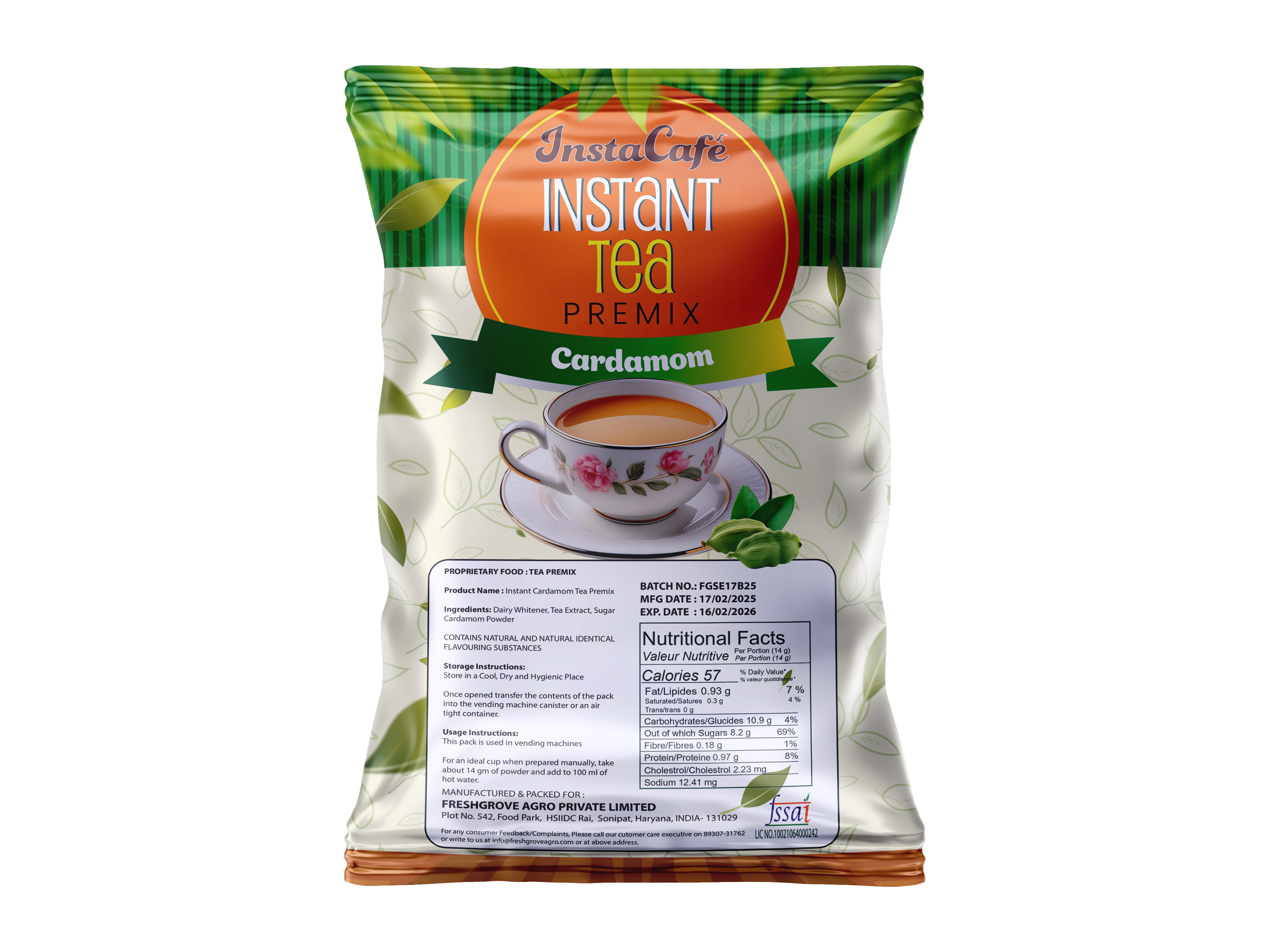 Instacafe Cardamom Tea Premix 1 Kg