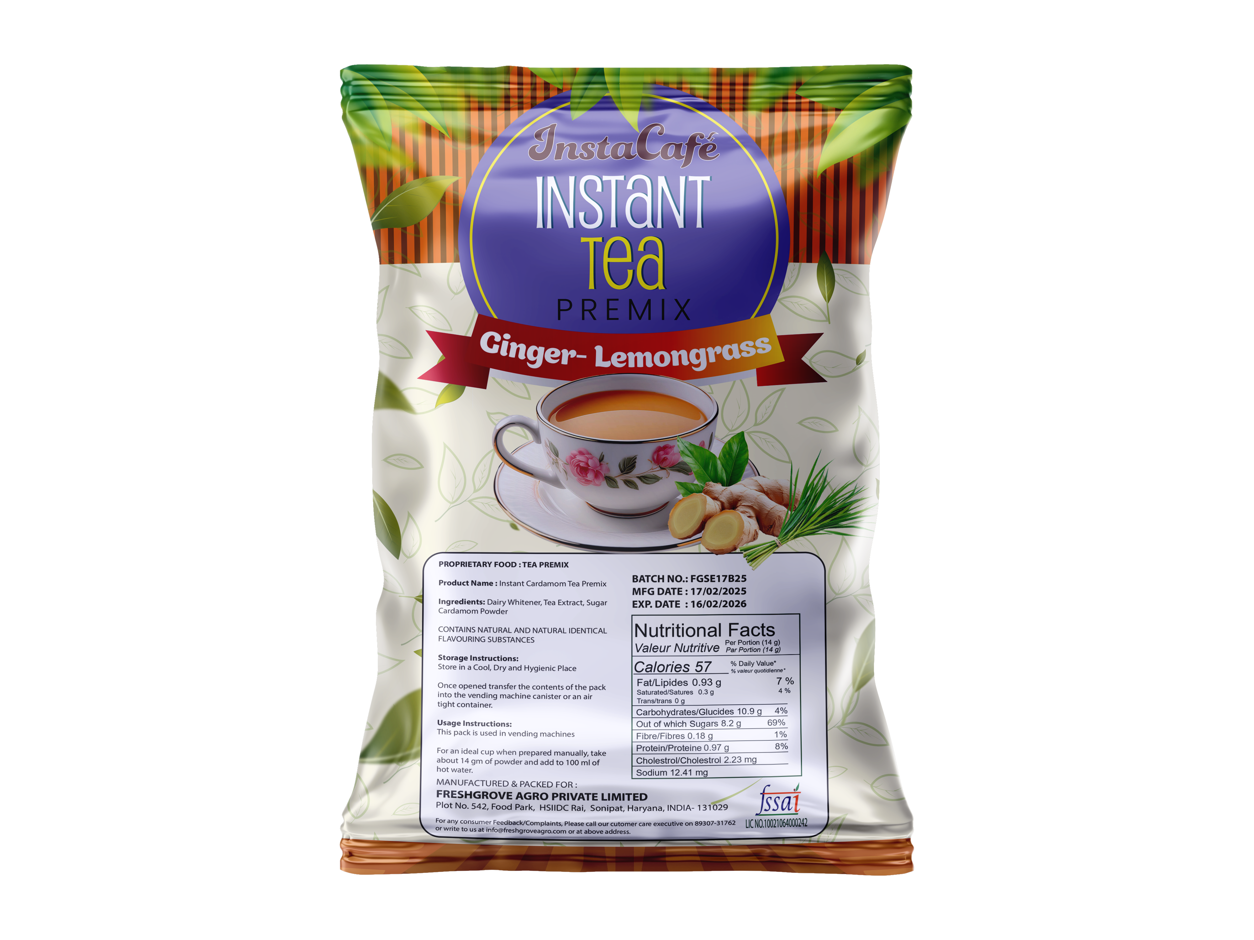 Instacafe Ginger Tea Premix 1 Kg