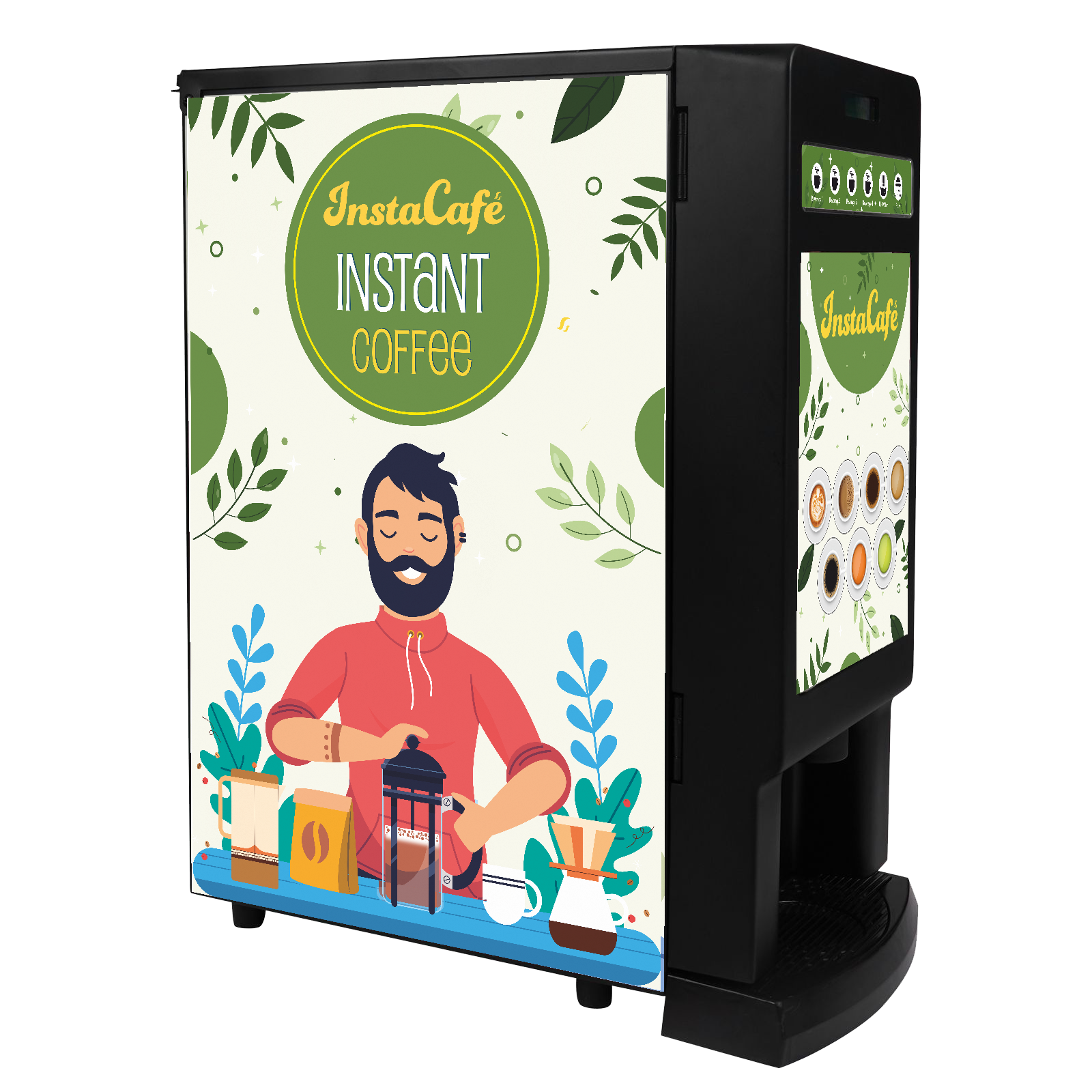 InstaCafe 3 Lane Tea & Coffee Dispensing Machine