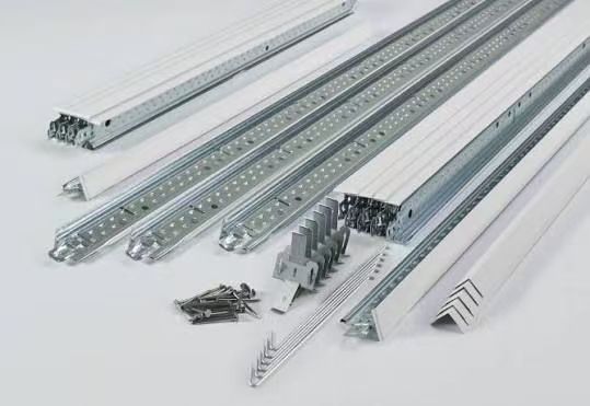 Metal Sliding Door Track Kit