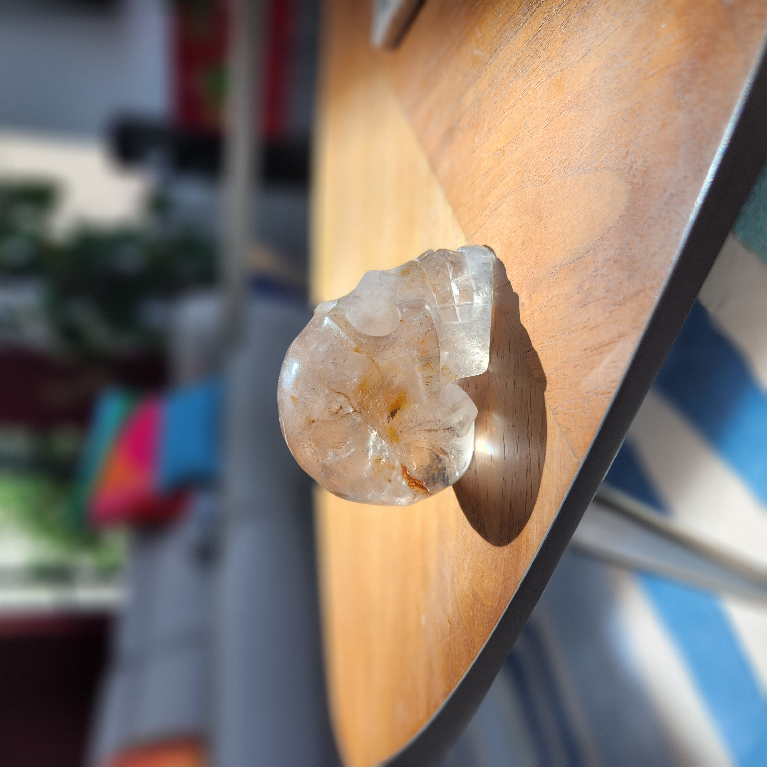 Smokey Quartz Skull