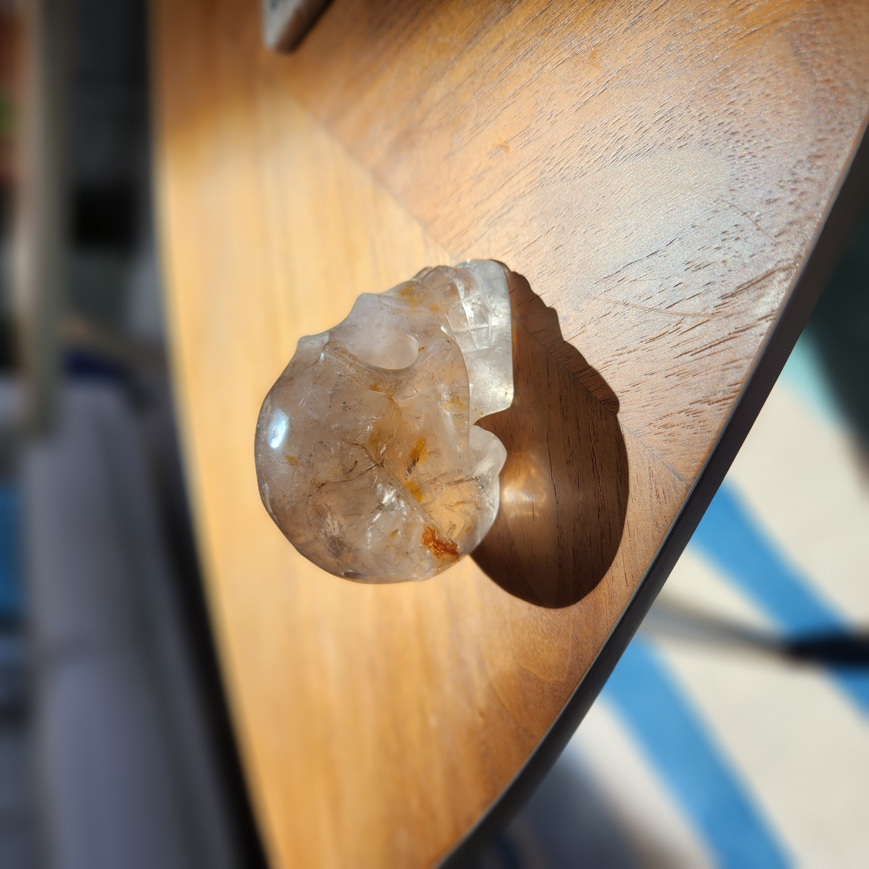Smokey Quartz Skull