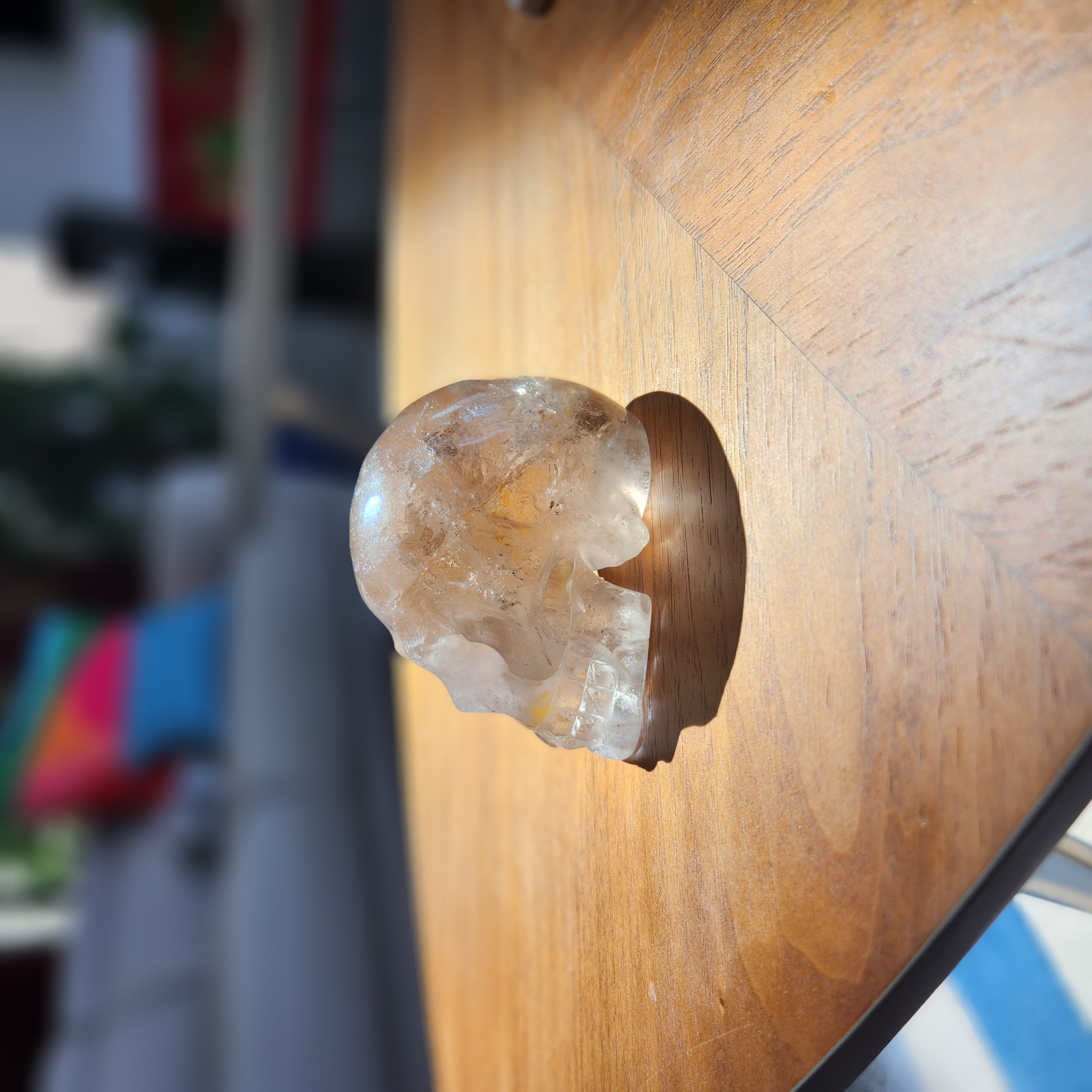 Smokey Quartz Skull