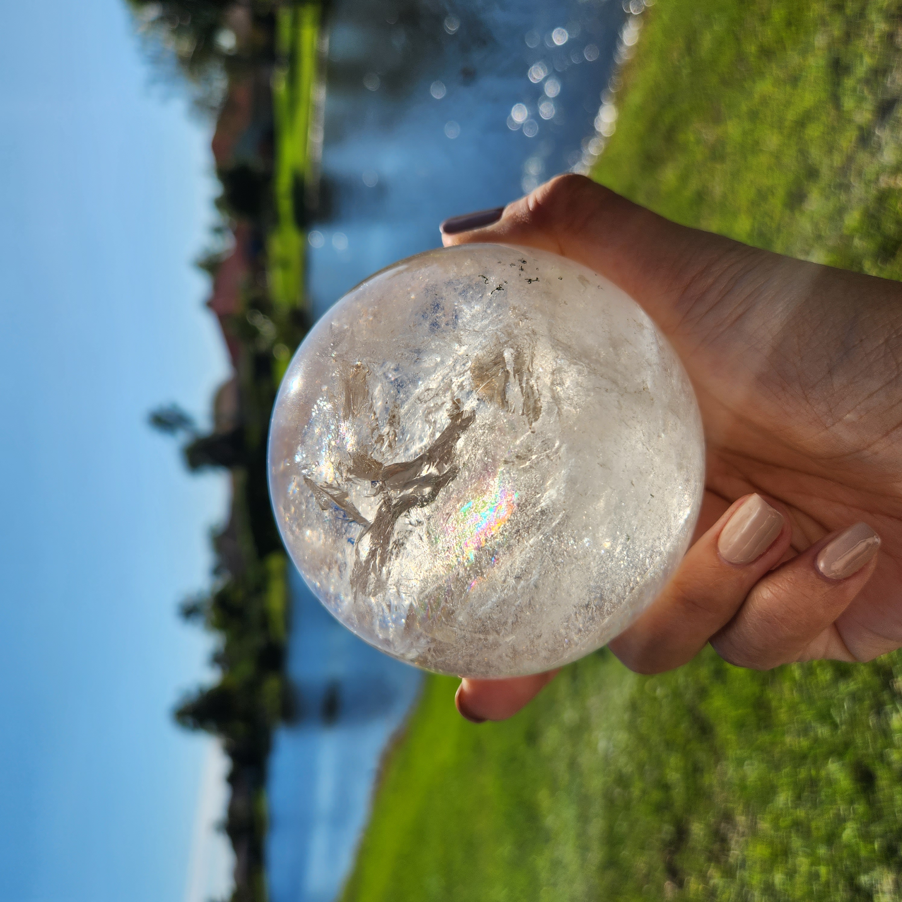 Clear Quartz Sphere 