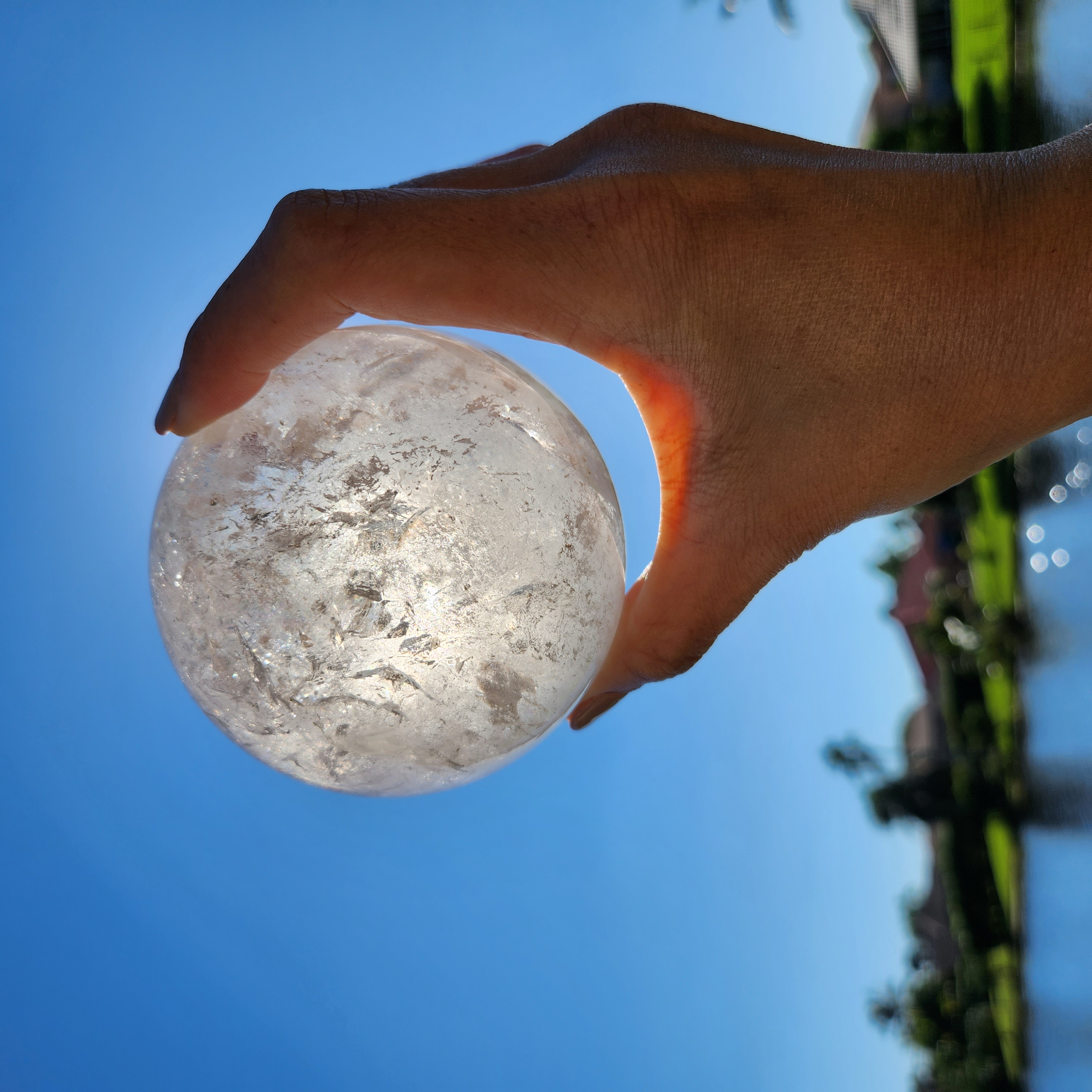 Clear Quartz Sphere 