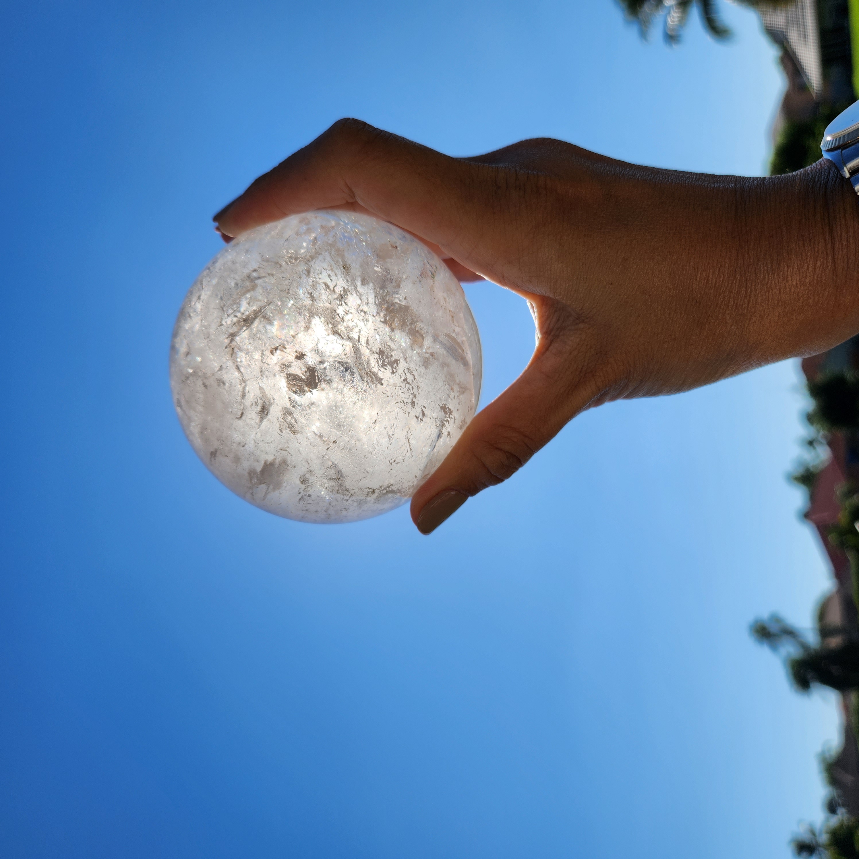Clear Quartz Sphere 