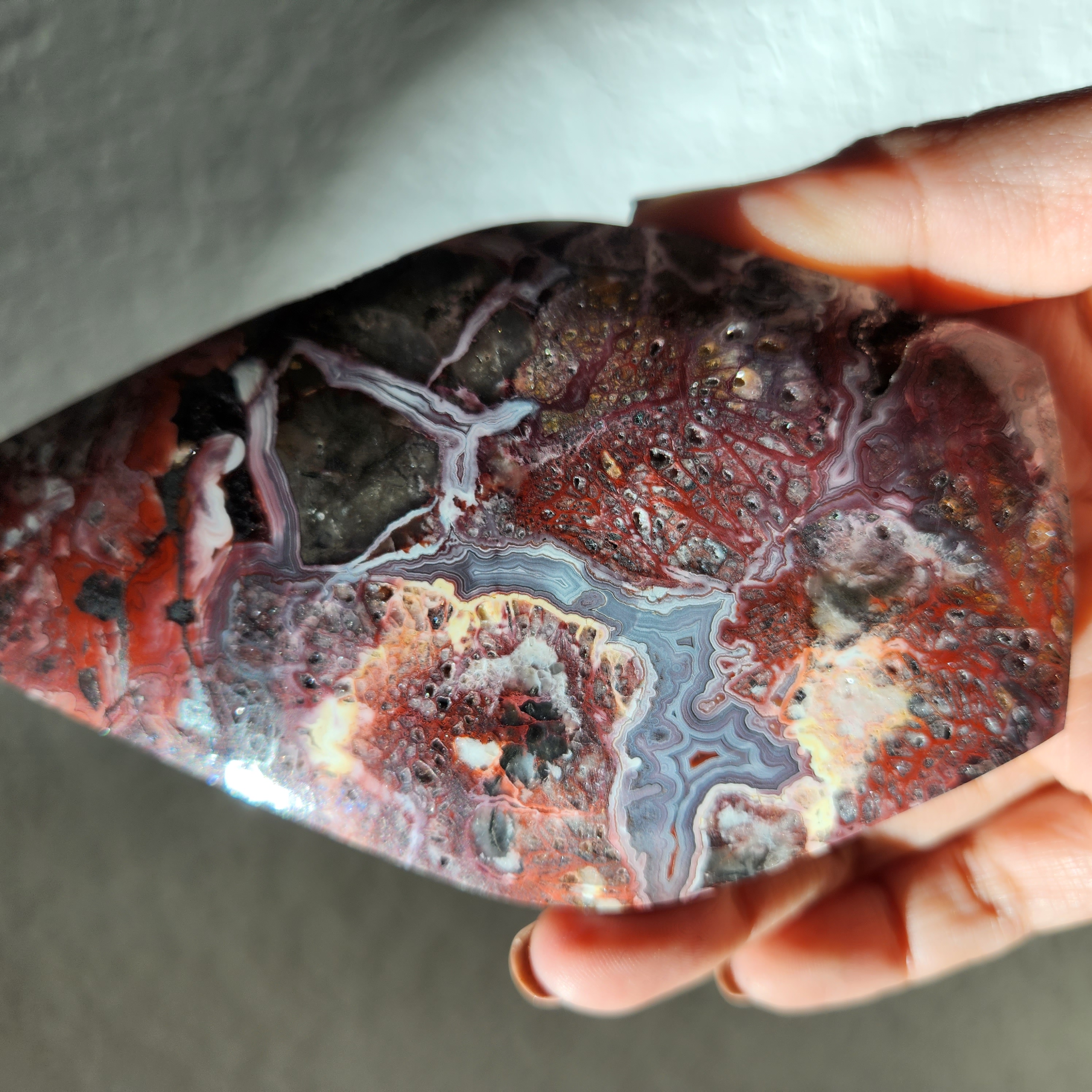 Mexican Lace Agate Flame