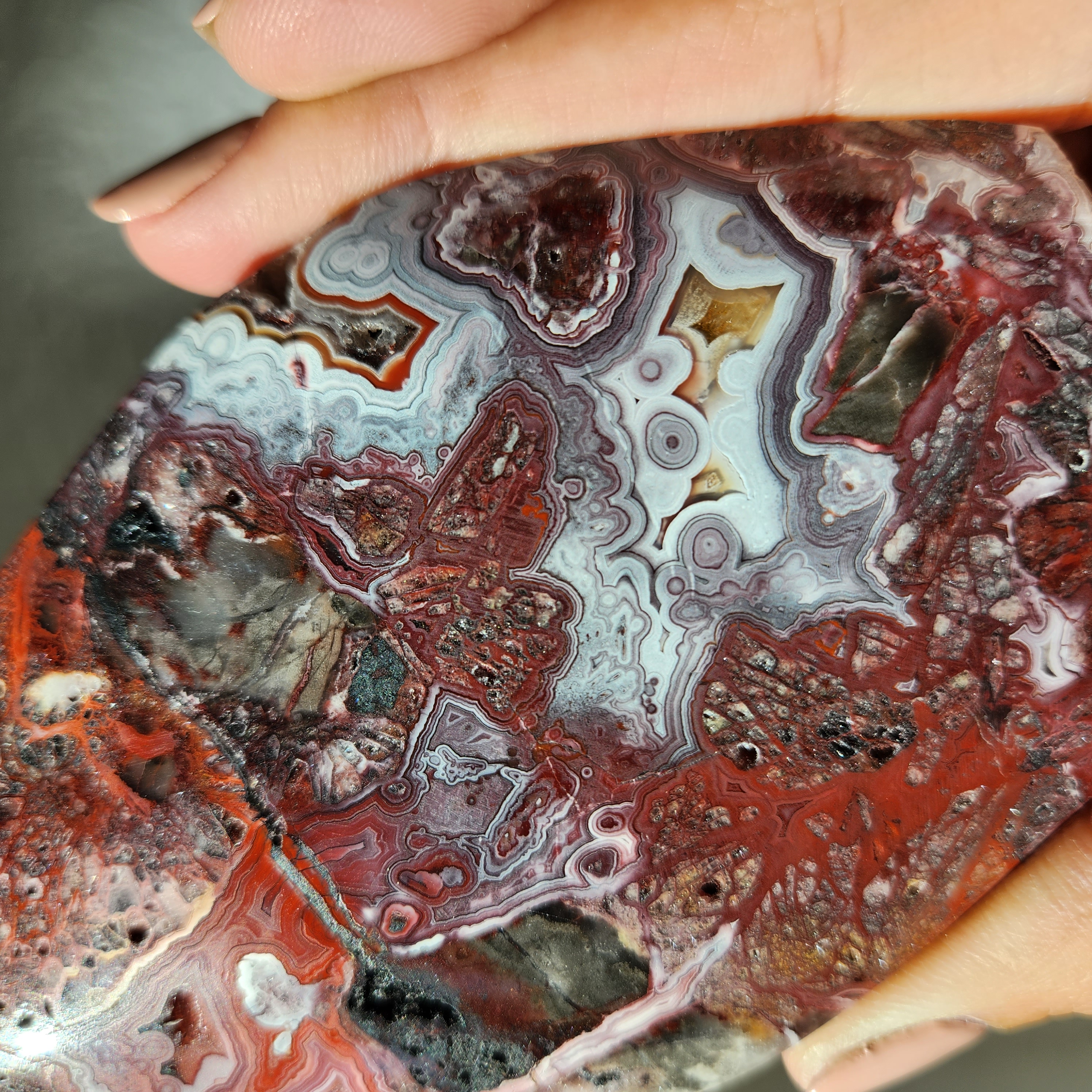 Mexican Lace Agate Flame