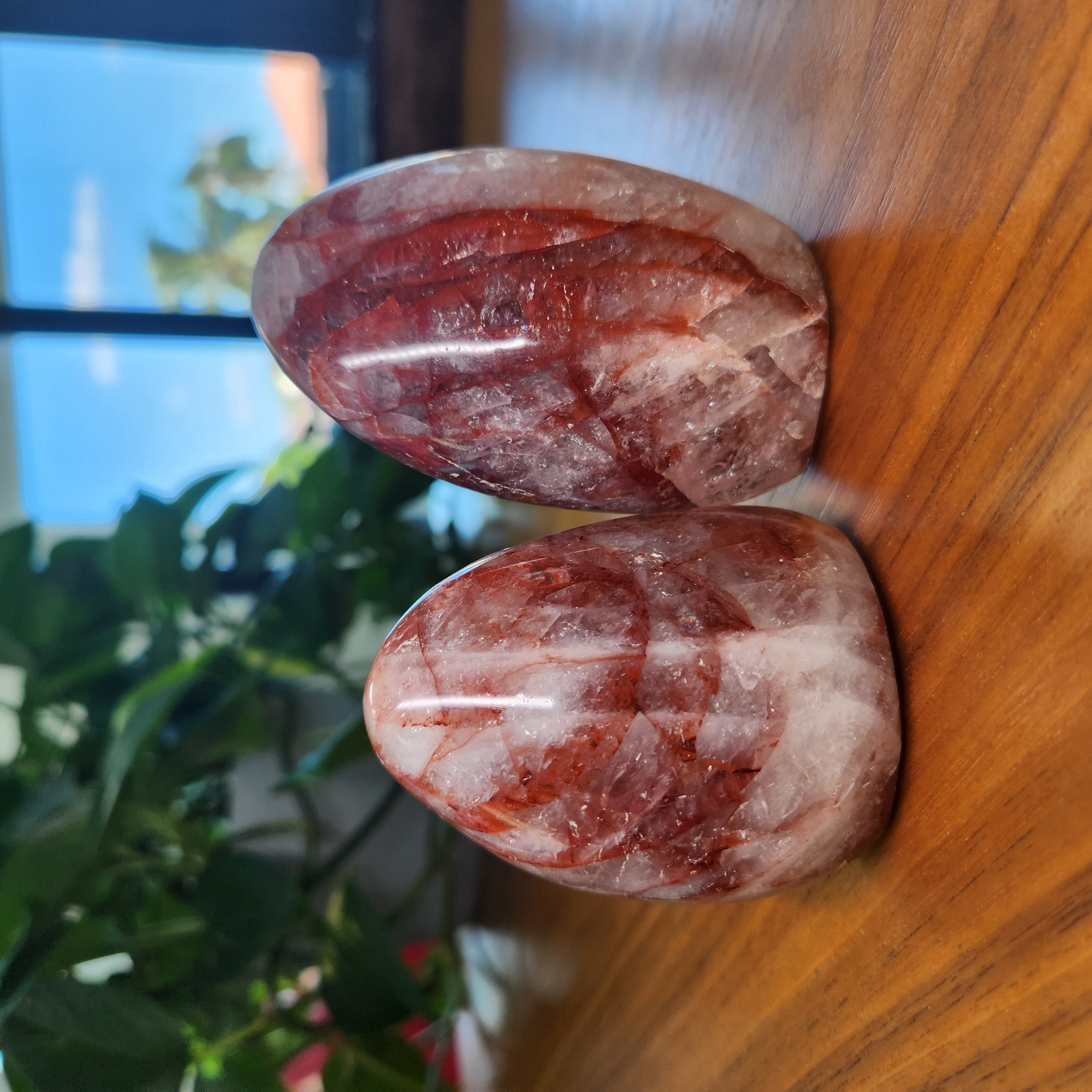 Fire Quartz Freeform • Red Hematoid freeform crystal • Red Hematoid freeform crystal