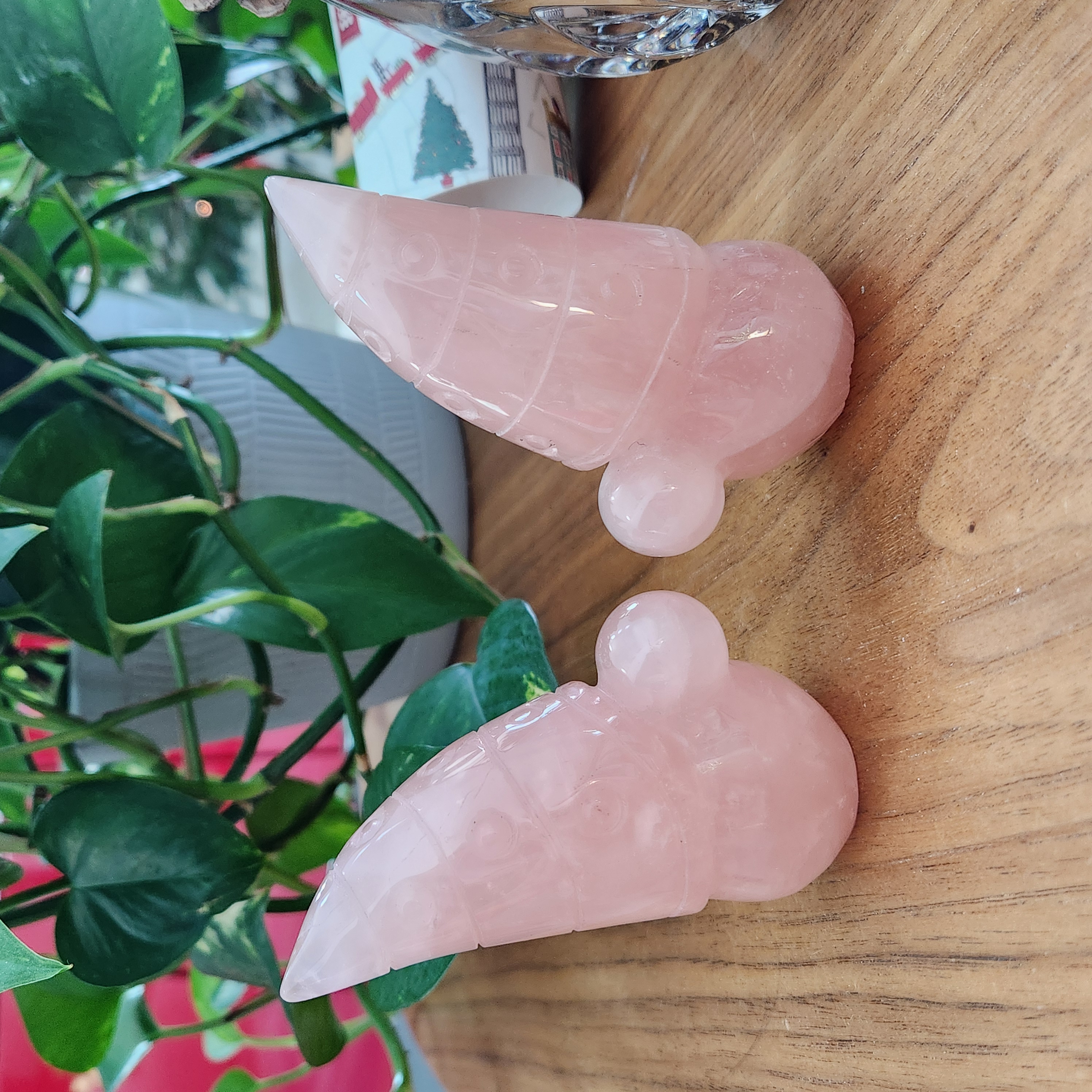Rose Quartz Gnome, Pink Quartz gnome, 