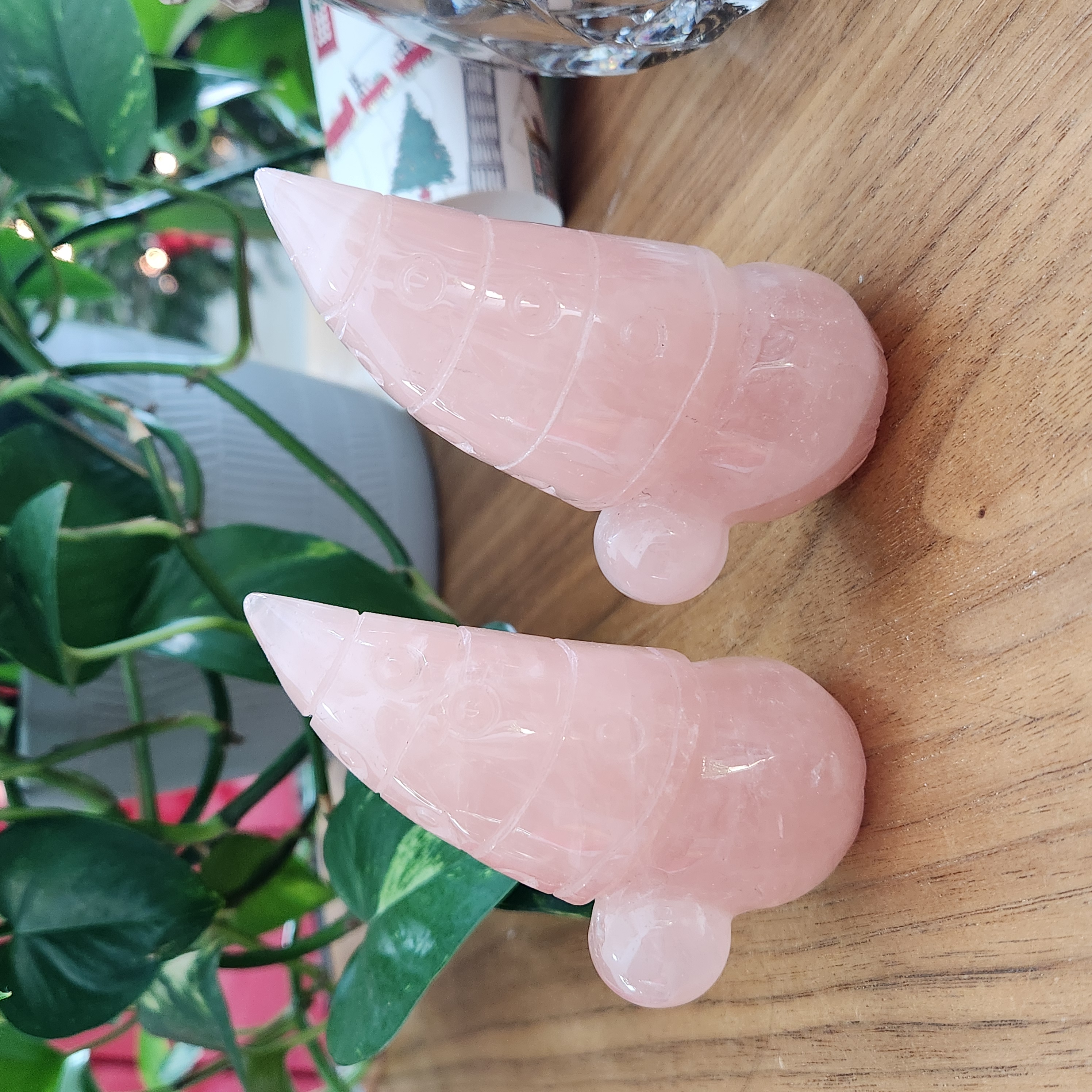Rose Quartz Gnome, Pink Quartz gnome, 