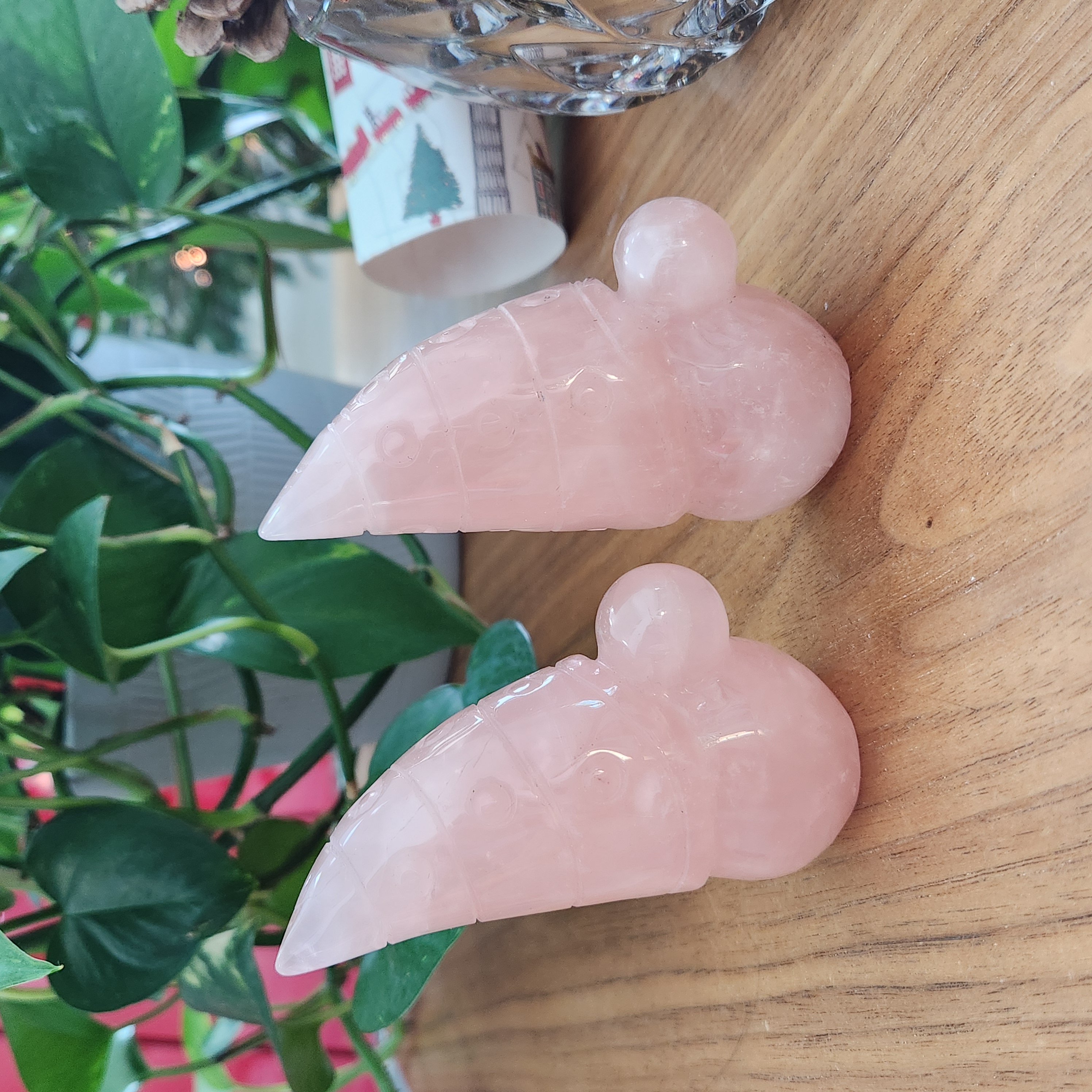 Rose Quartz Gnome, Pink Quartz gnome, 